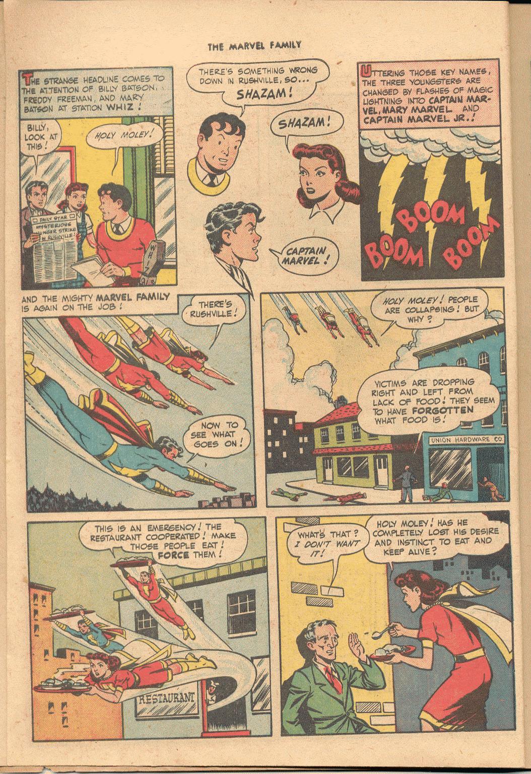 Read online The Marvel Family comic -  Issue #38 - 6