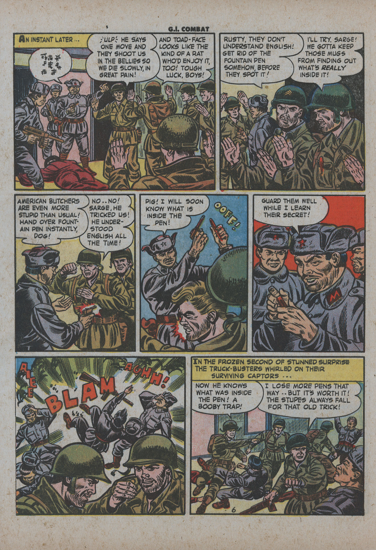 Read online G.I. Combat (1952) comic -  Issue #9 - 8