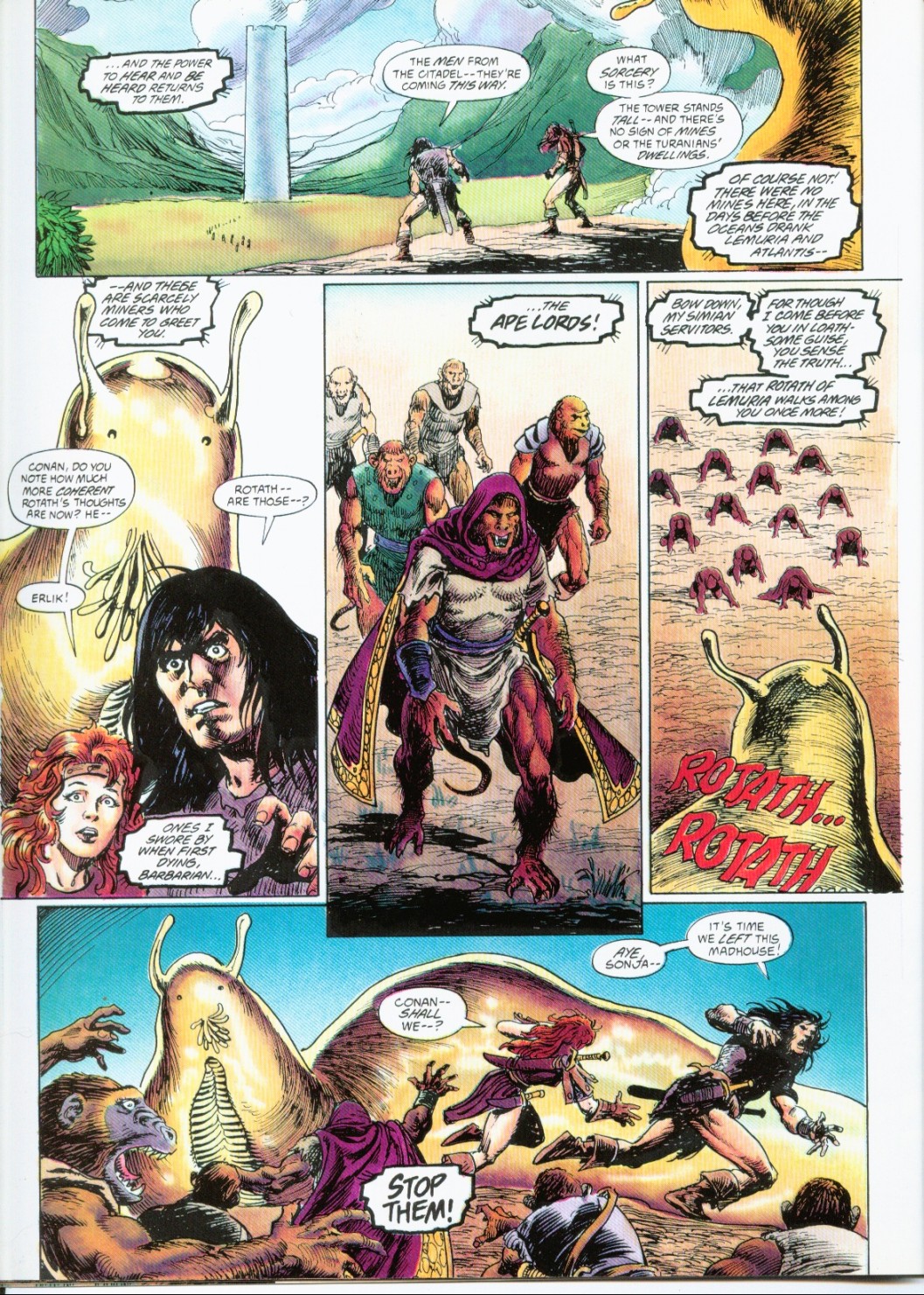 Read online Marvel Graphic Novel comic -  Issue #73 - Conan - The Ravagers Out of Time - 29