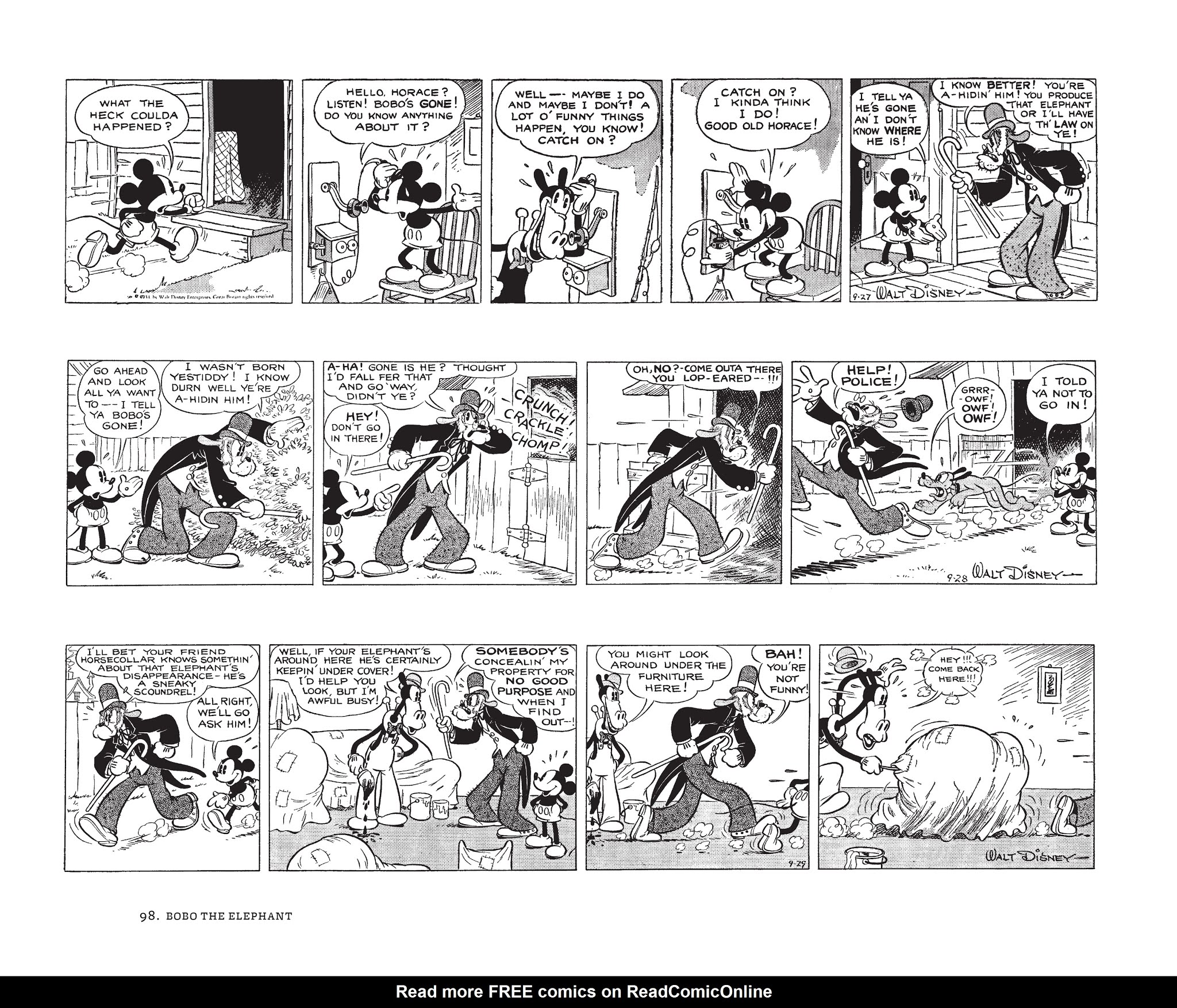 Read online Walt Disney's Mickey Mouse by Floyd Gottfredson comic -  Issue # TPB 3 (Part 1) - 98