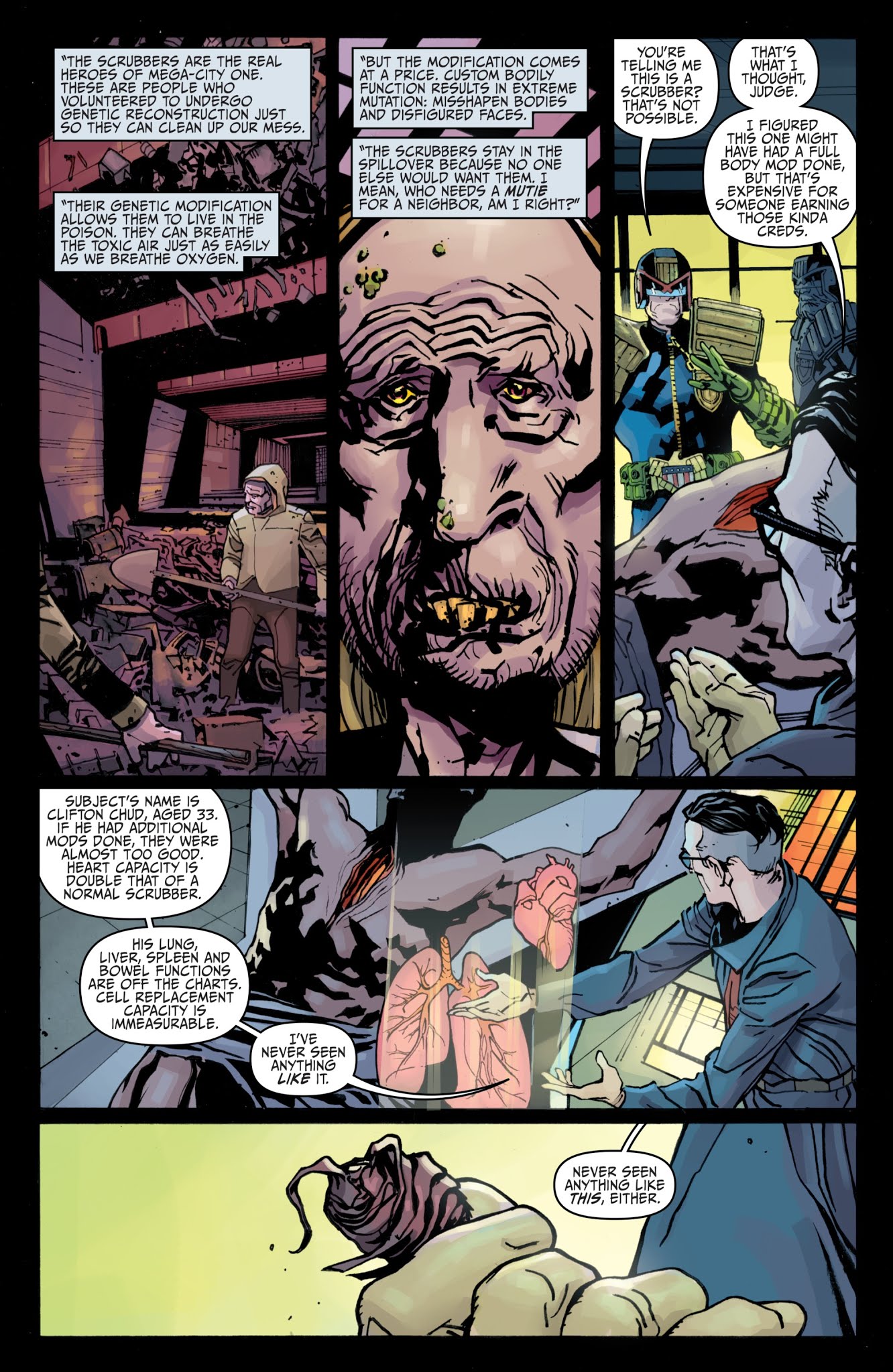 Read online Judge Dredd: Toxic comic -  Issue #1 - 7