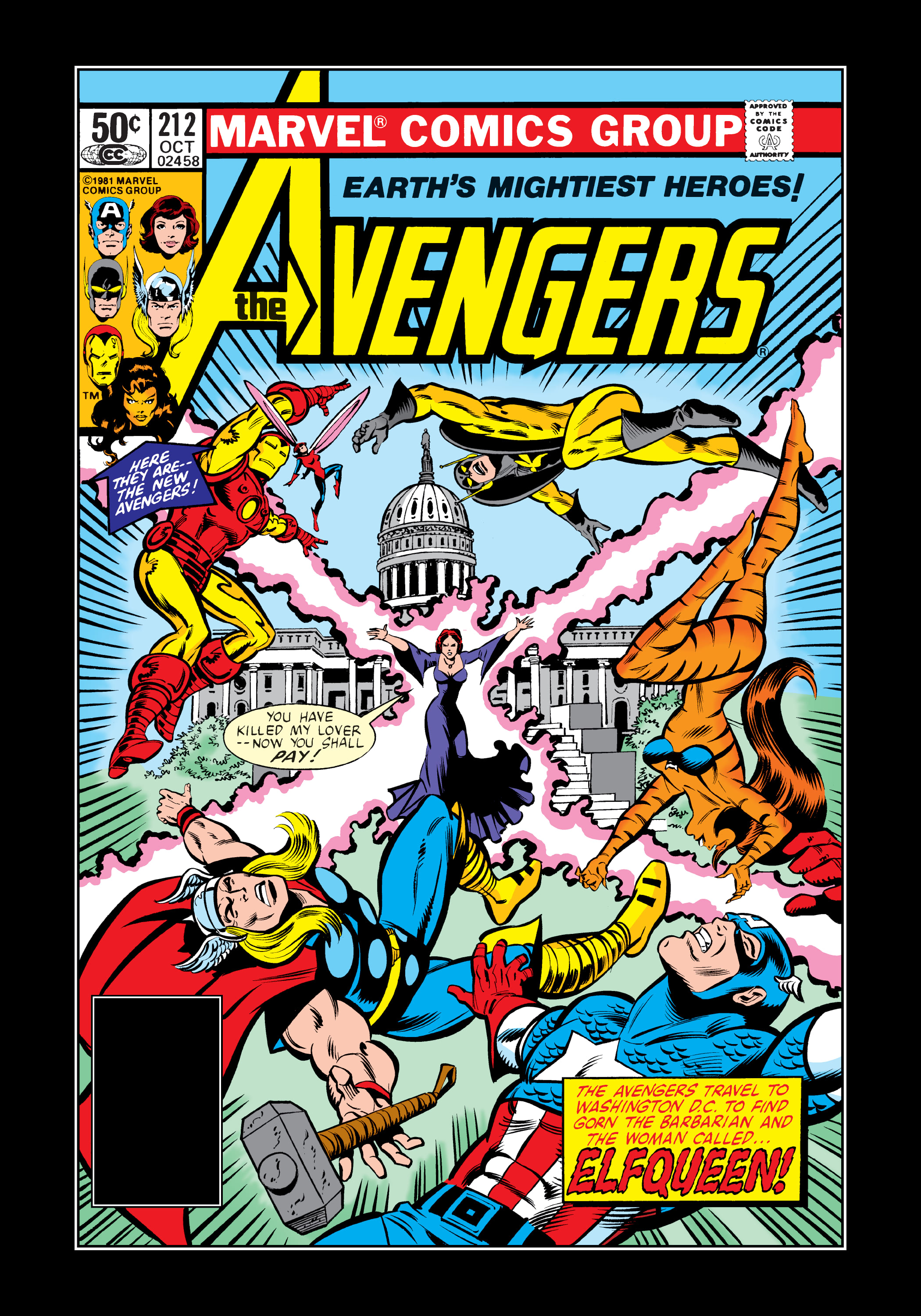Read online Marvel Masterworks: The Avengers comic -  Issue # TPB 20 (Part 3) - 58