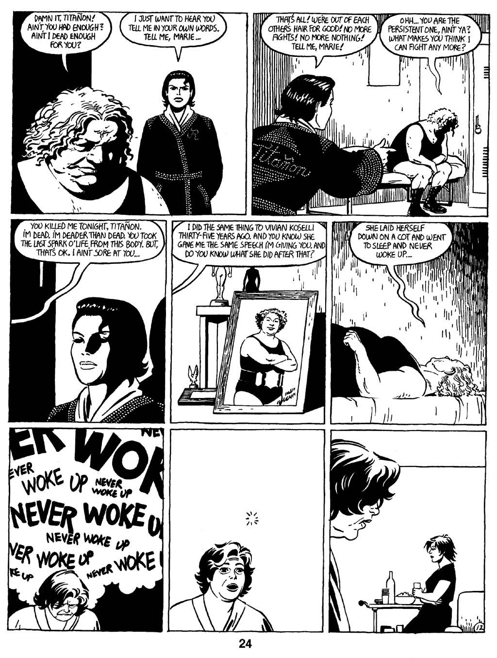 Read online Love and Rockets (1982) comic -  Issue #16 - 26