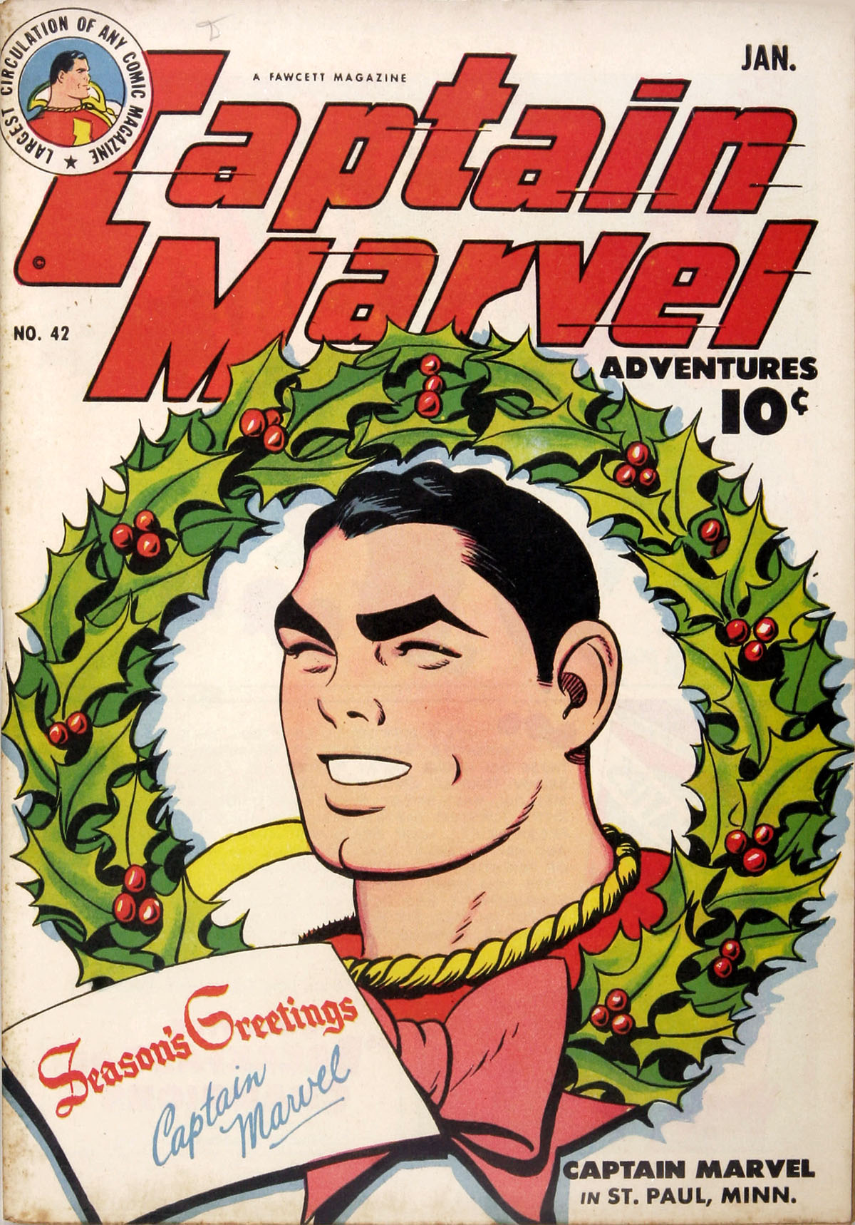 Read online Captain Marvel Adventures comic -  Issue #42 - 1