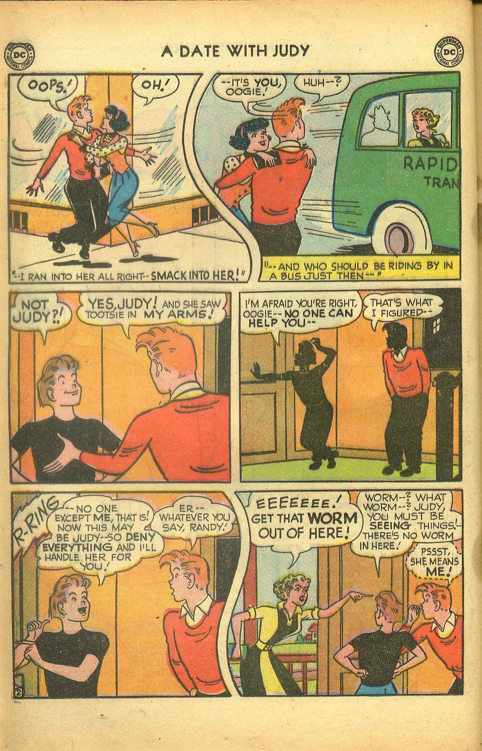Read online A Date with Judy comic -  Issue #23 - 22