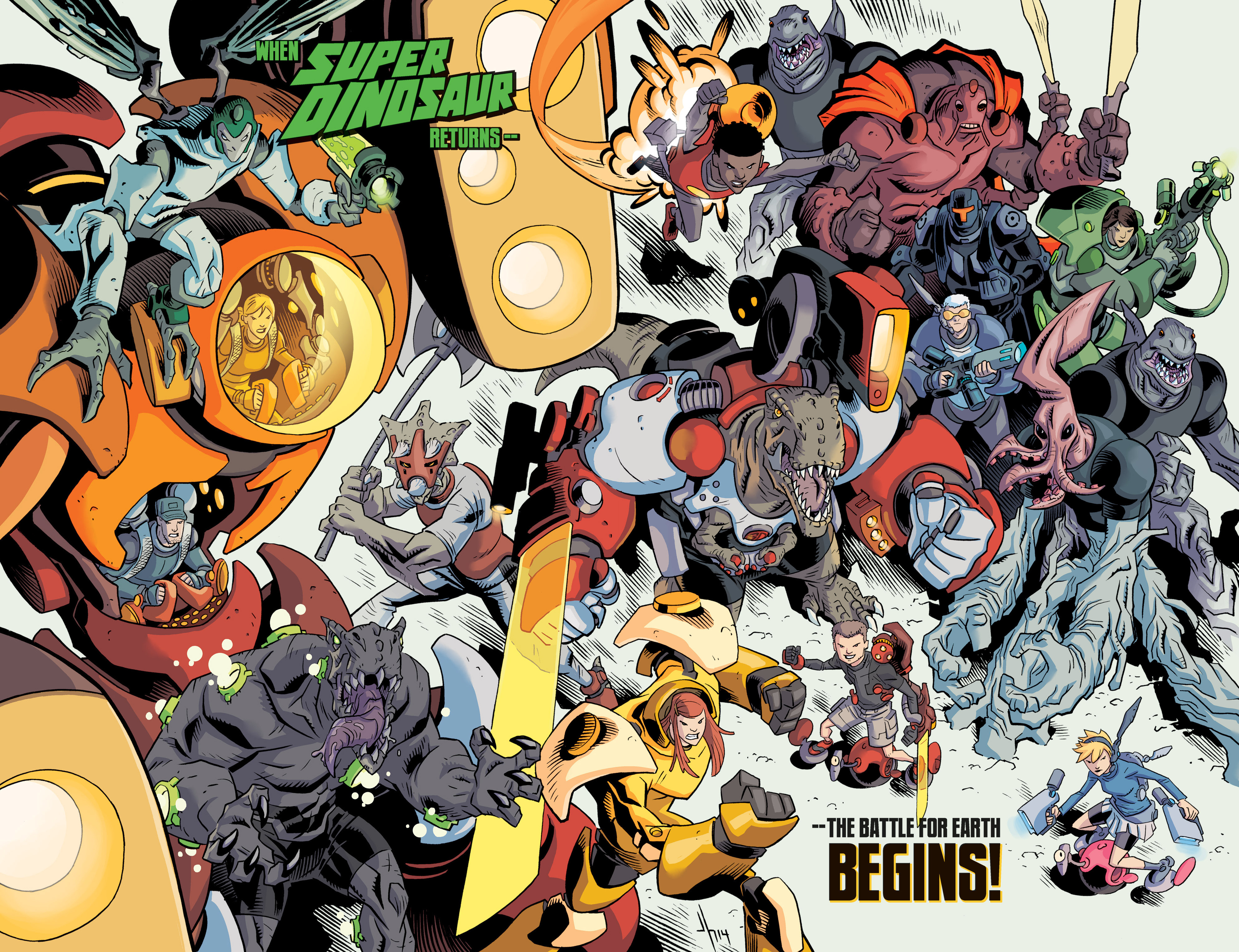 Read online Super Dinosaur (2011) comic -  Issue #23 - 22