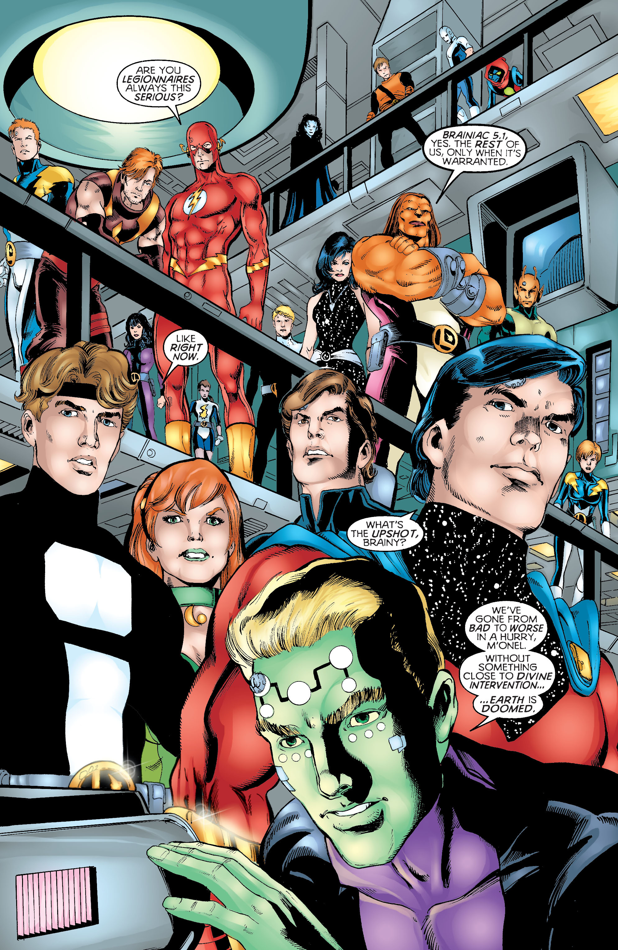 Read online Titans/Legion of Super-Heroes: Universe Ablaze comic -  Issue #4 - 4