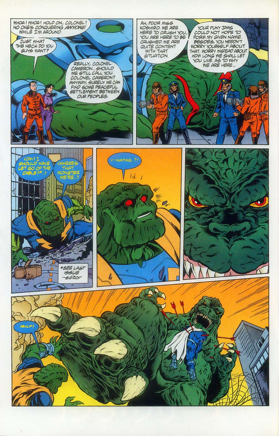 Read online Godzilla (1995) comic -  Issue #8 - 4