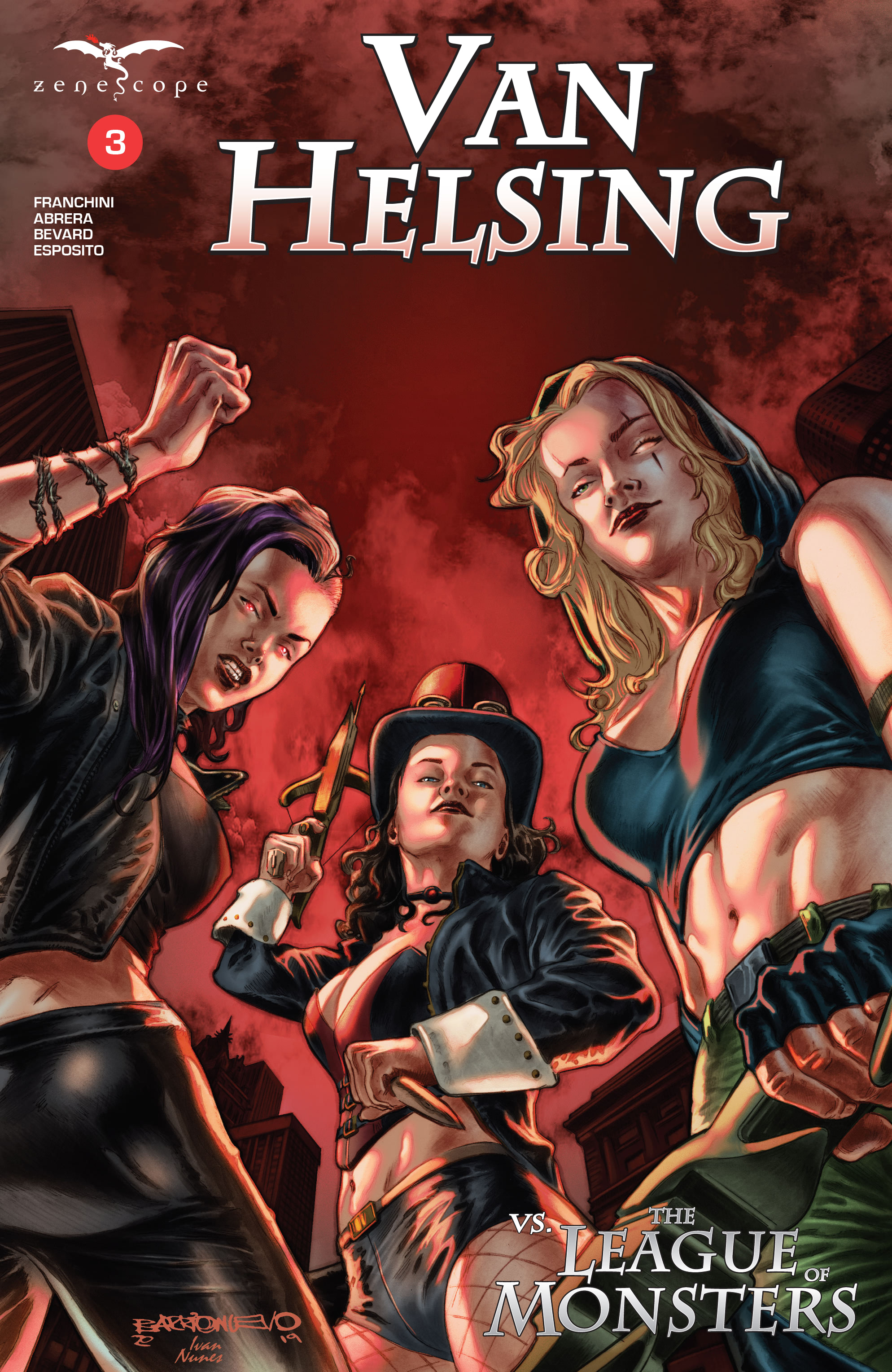 Read online Van Helsing vs The League of Monsters comic -  Issue #3 - 1