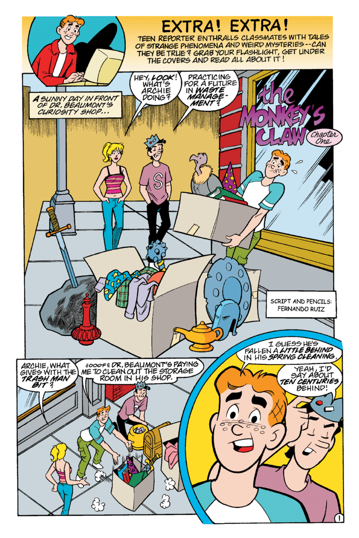 Read online Archie's Weird Mysteries comic -  Issue #21 - 14