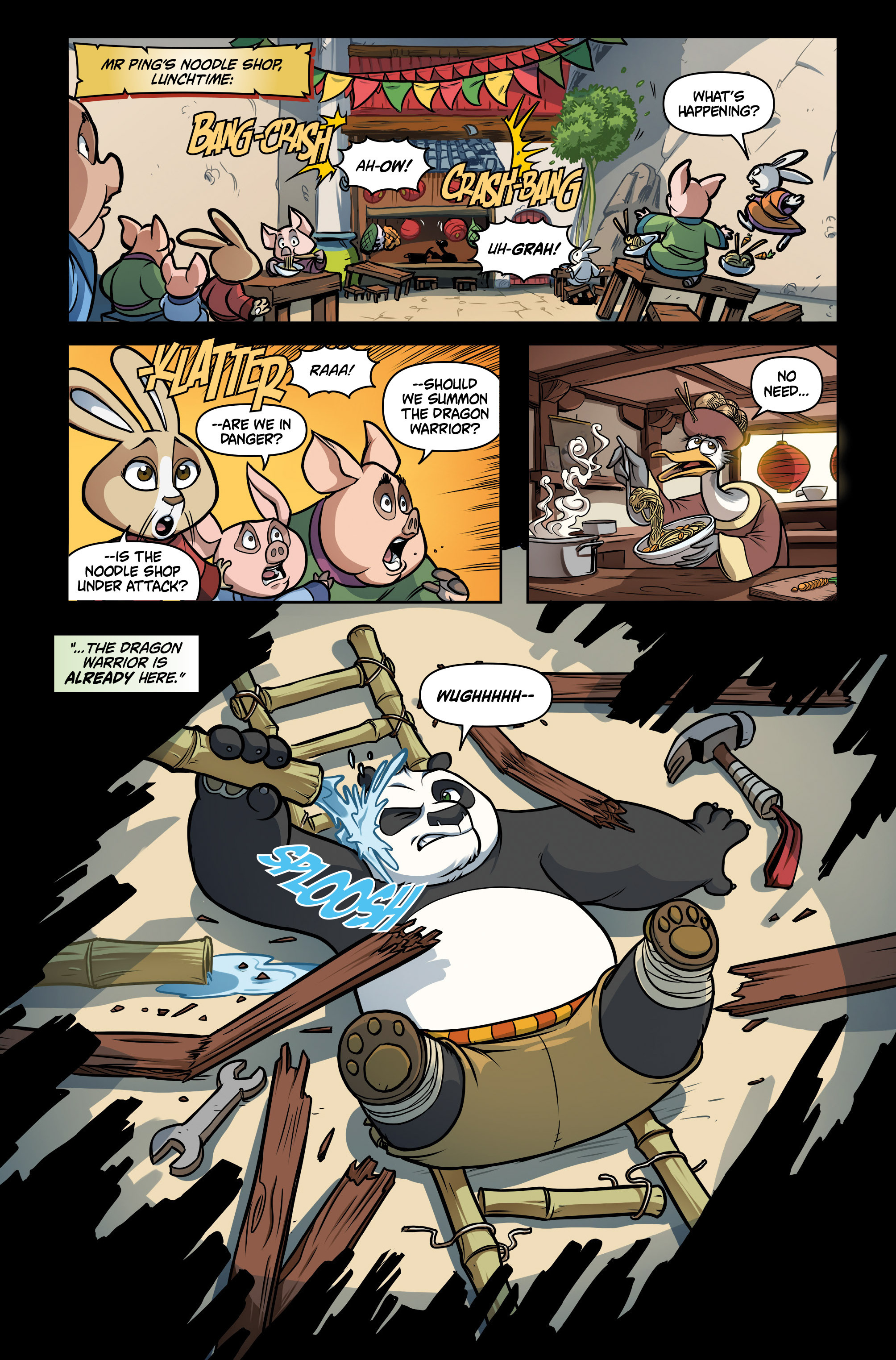 Read online DreamWorks Kung Fu Panda comic -  Issue #3 - 3