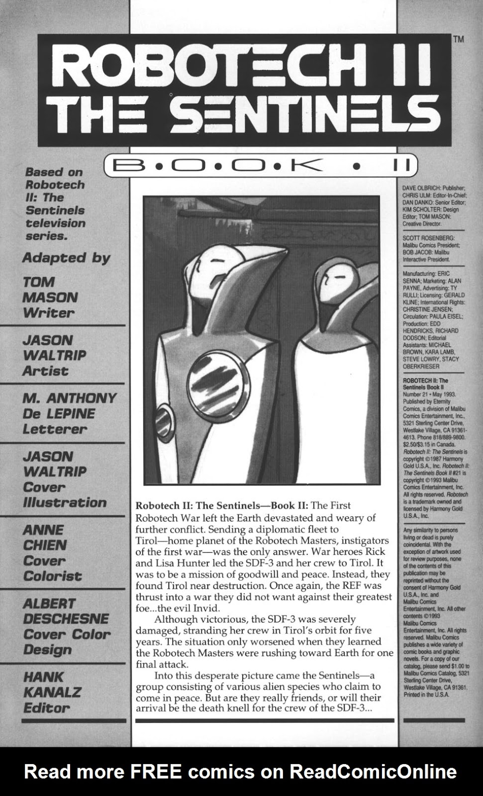 <{ $series->title }} issue Robotech II: The Sentinels Book 2 Issue #21 - Page 2