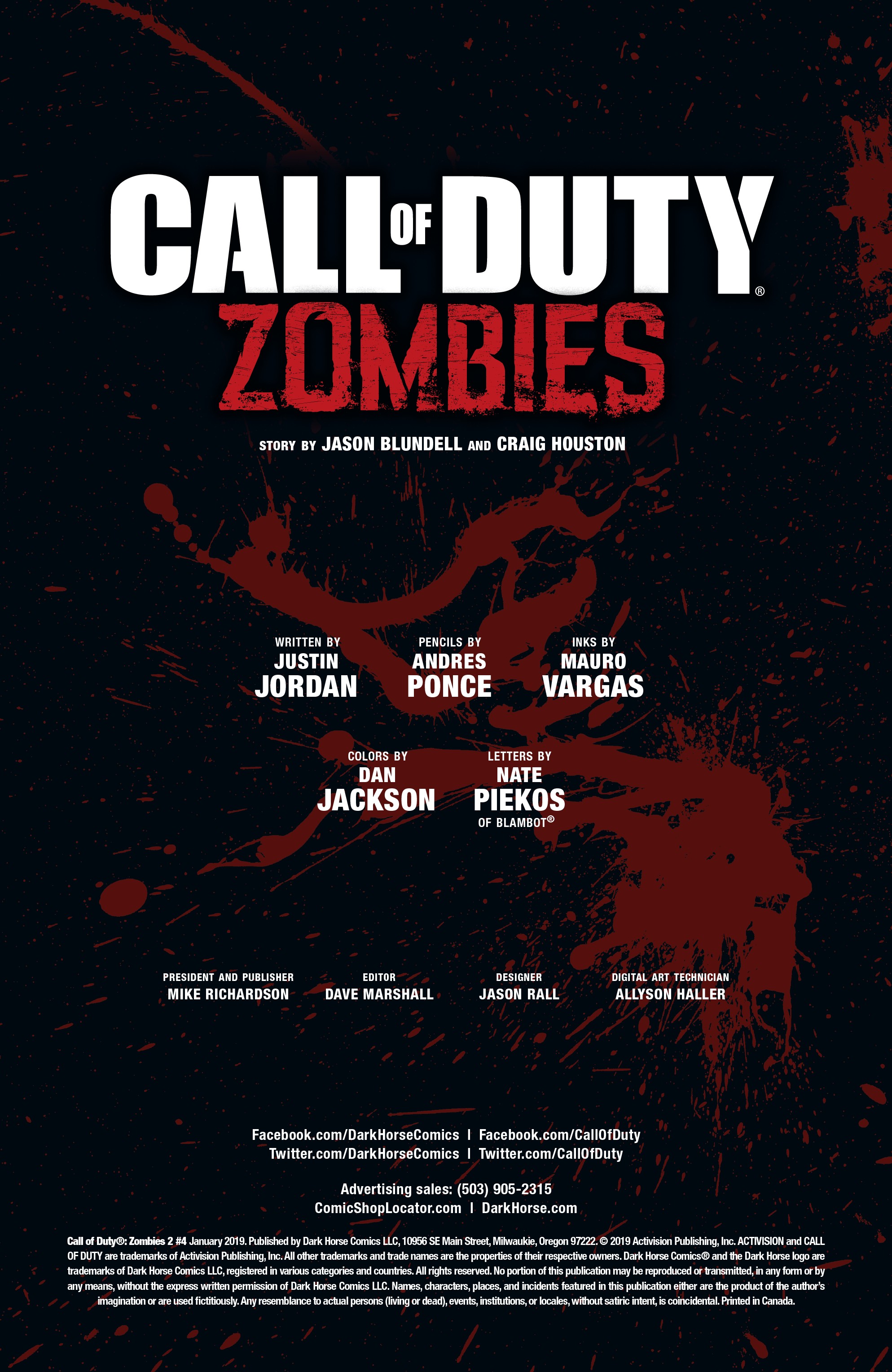 Read online Call of Duty: Zombies 2 comic -  Issue #4 - 2