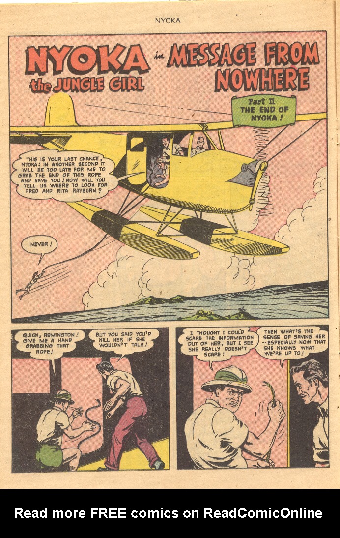 Read online Nyoka the Jungle Girl (1945) comic -  Issue #55 - 16