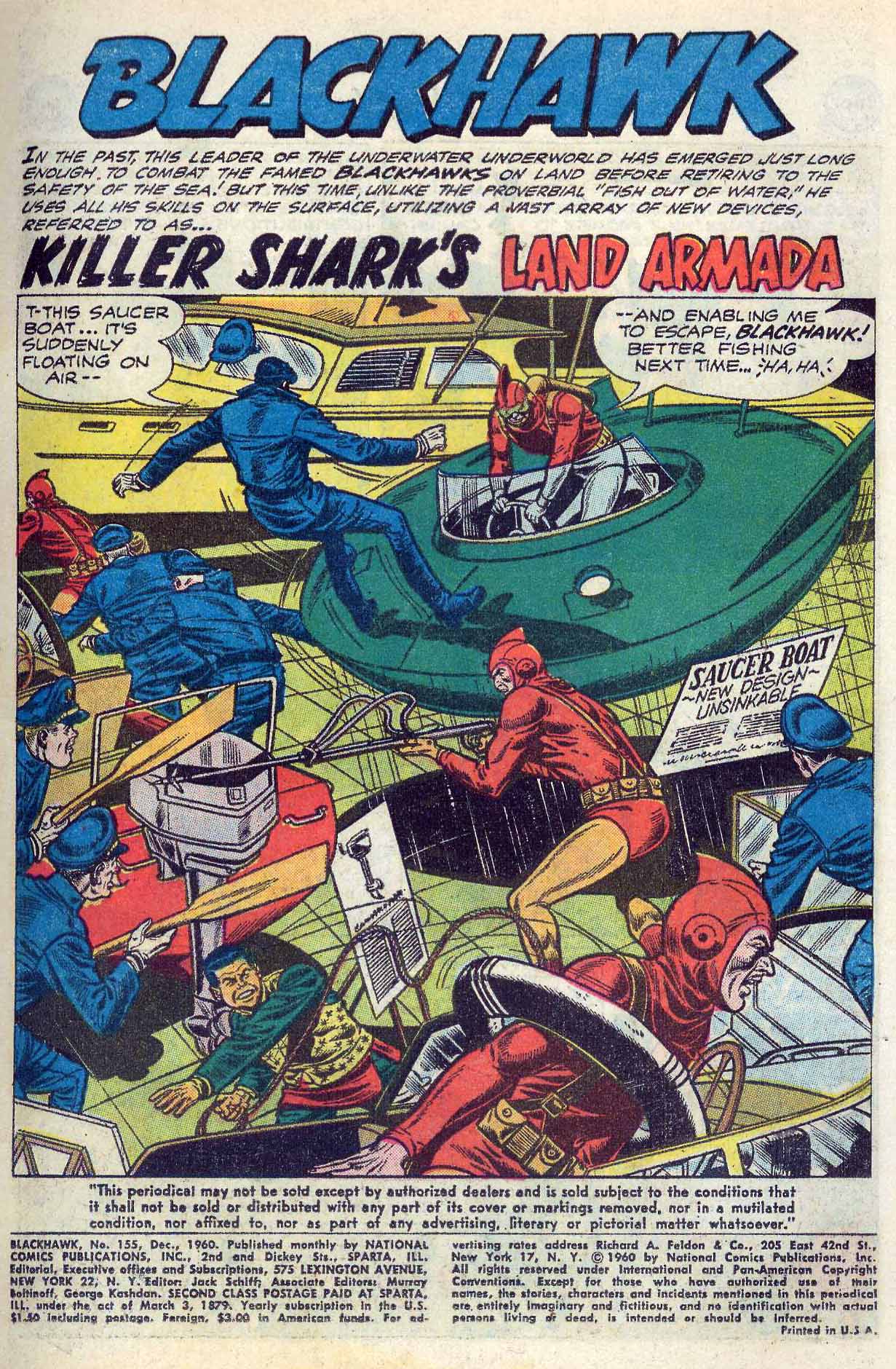 Read online Blackhawk (1957) comic -  Issue #155 - 3