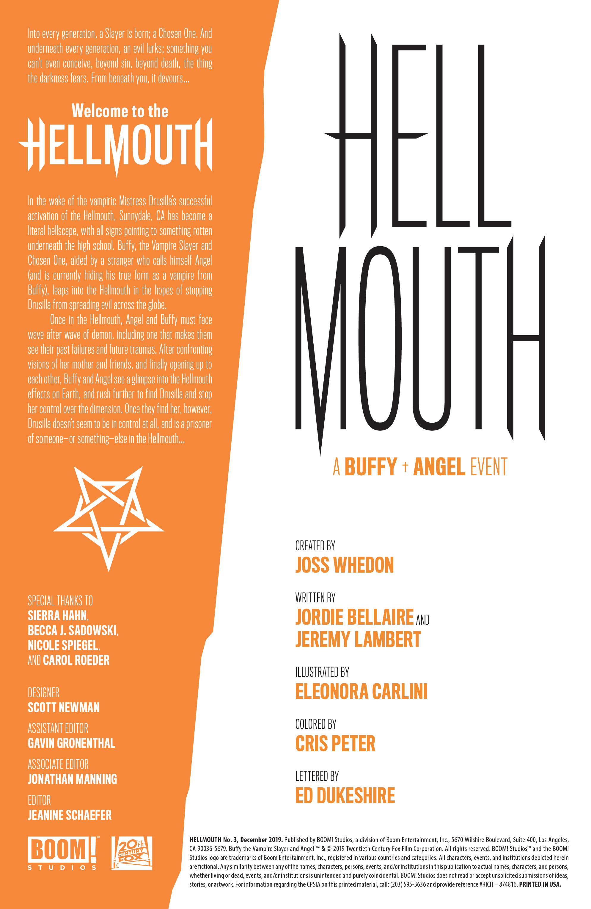 Read online Hellmouth comic -  Issue #3 - 6