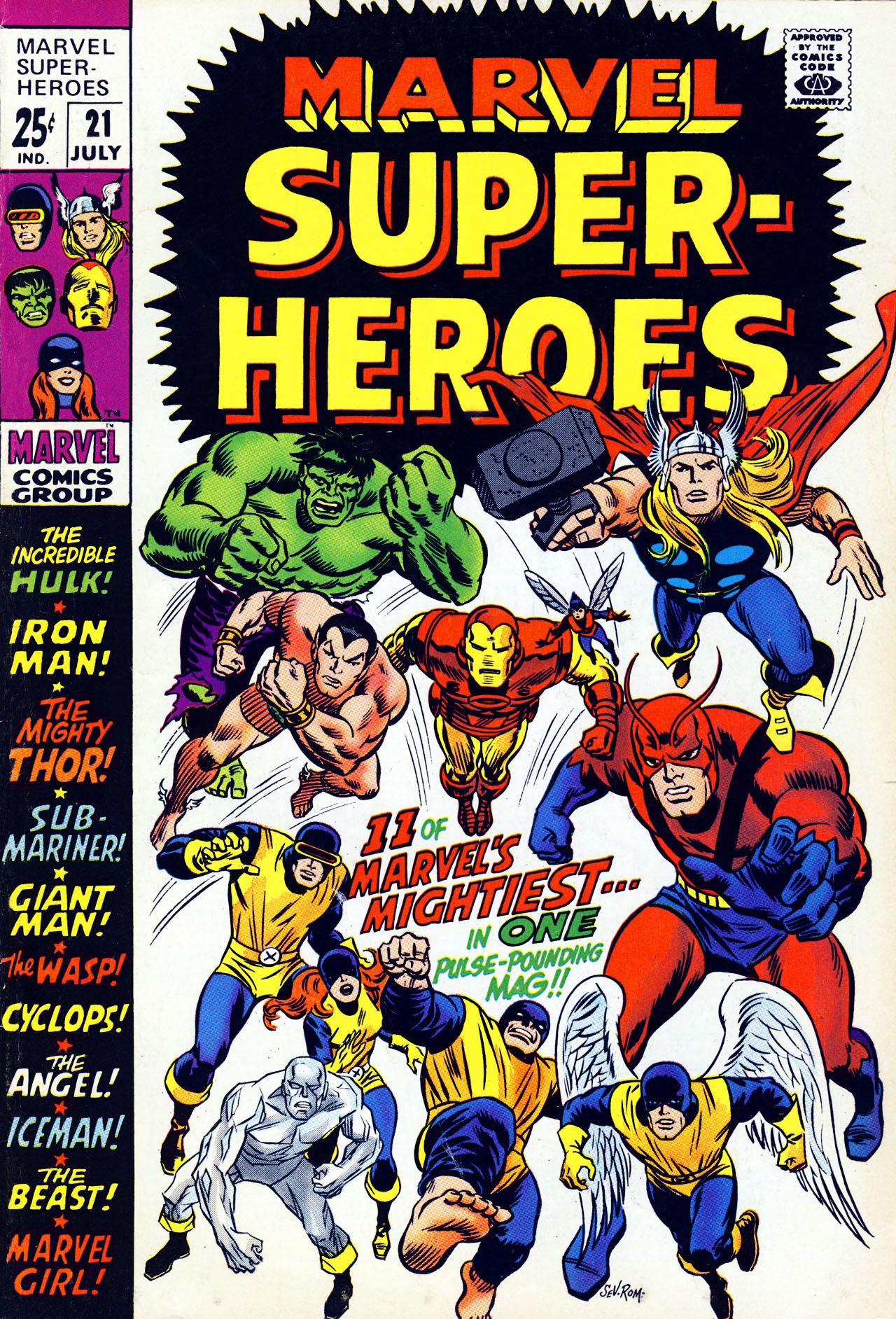 Read online Marvel Super-Heroes comic -  Issue #21 - 1