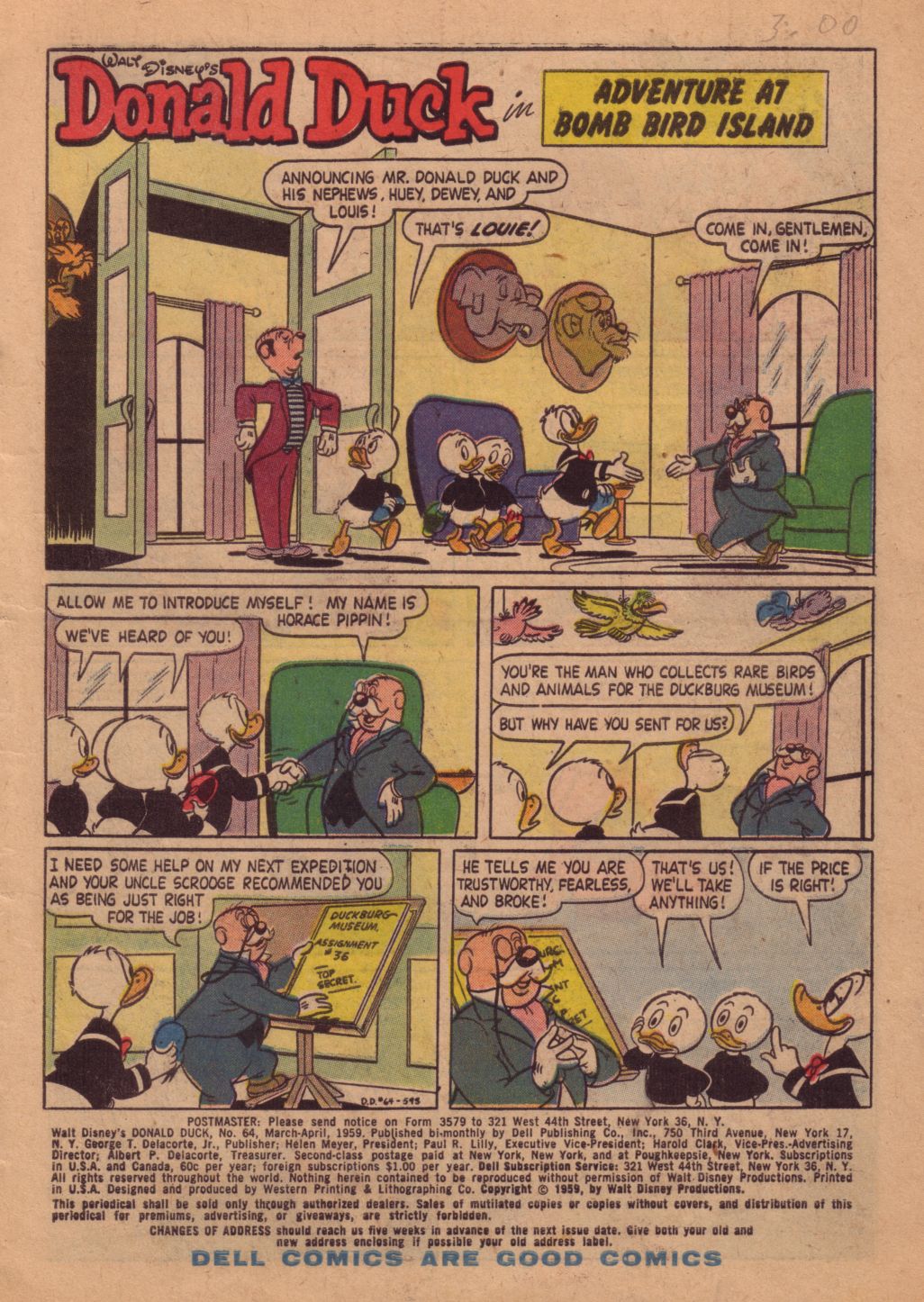 Read online Walt Disney's Donald Duck (1952) comic -  Issue #64 - 3