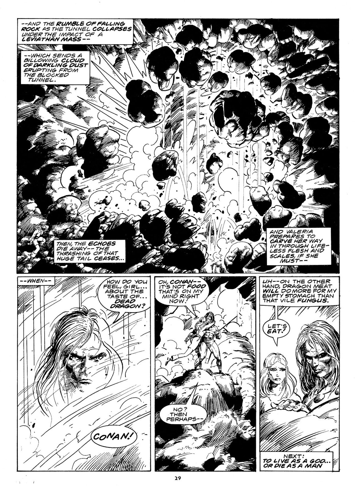 Read online The Savage Sword Of Conan comic -  Issue #211 - 31
