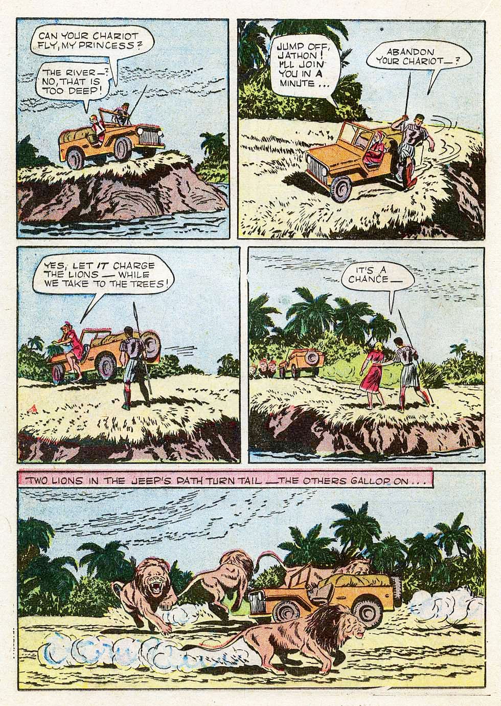 Read online Tarzan (1948) comic -  Issue #21 - 22