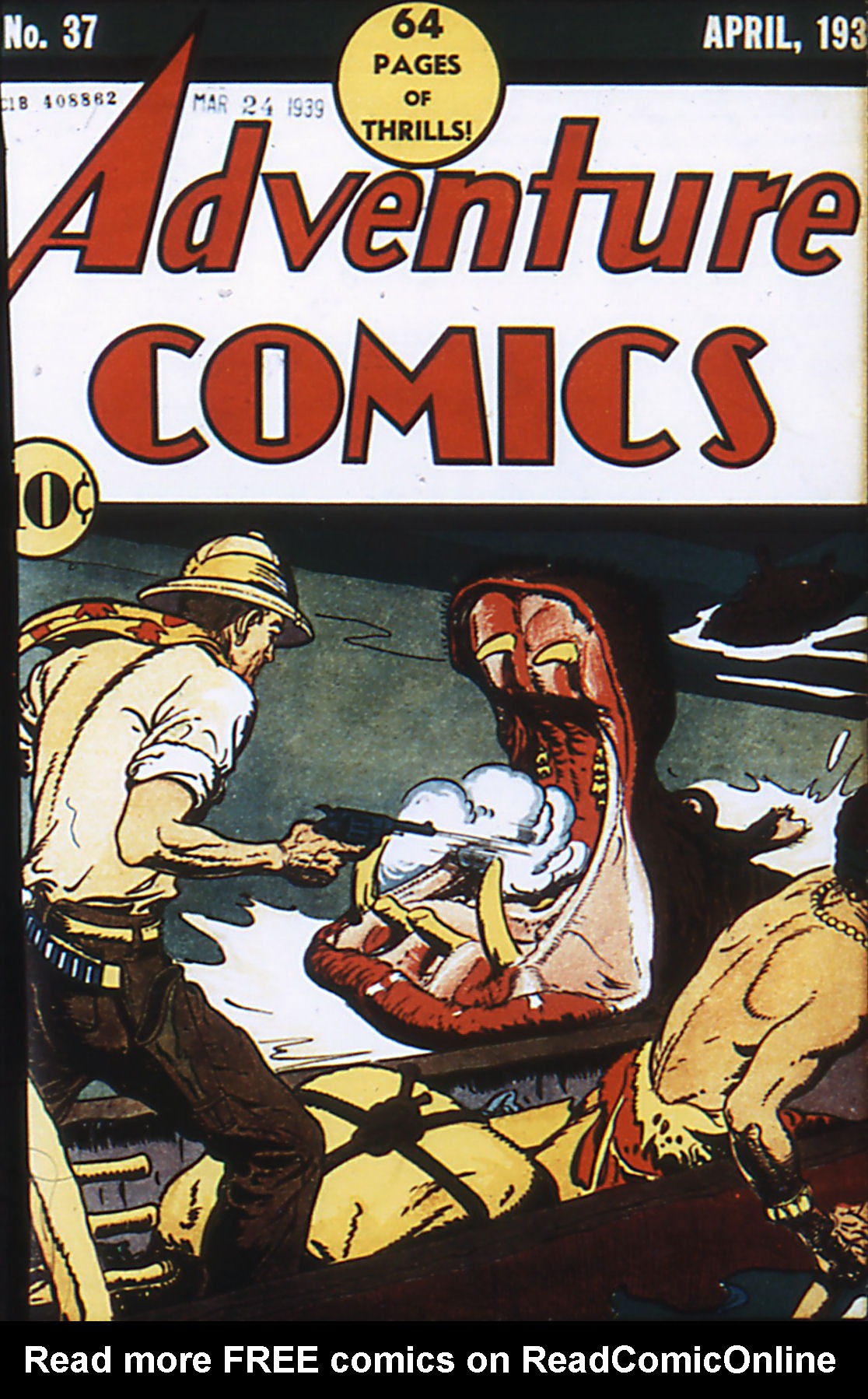 Read online Adventure Comics (1938) comic -  Issue #37 - 1