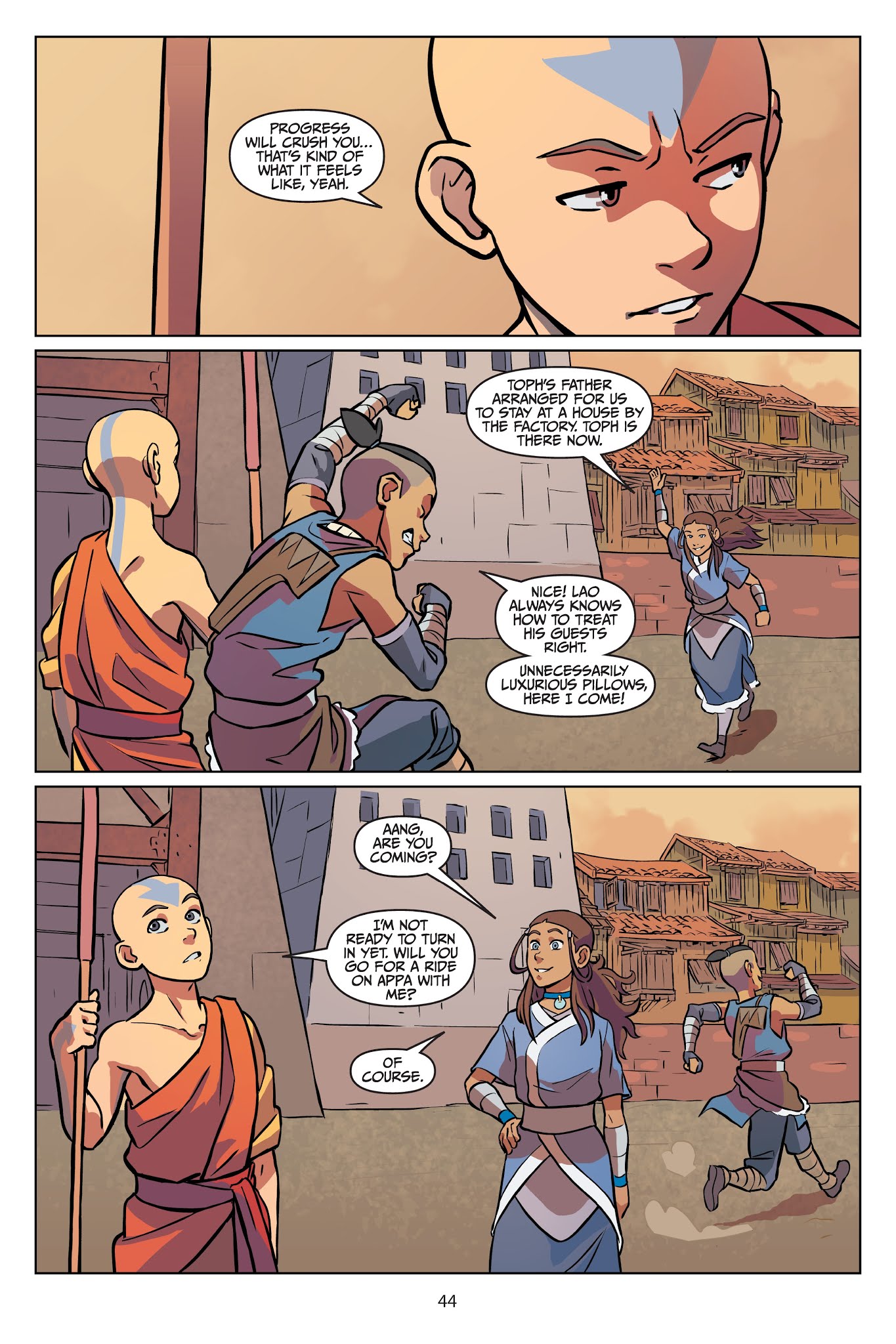 Read online Nickelodeon Avatar: The Last Airbender - Imbalance comic -  Issue # TPB 1 - 45