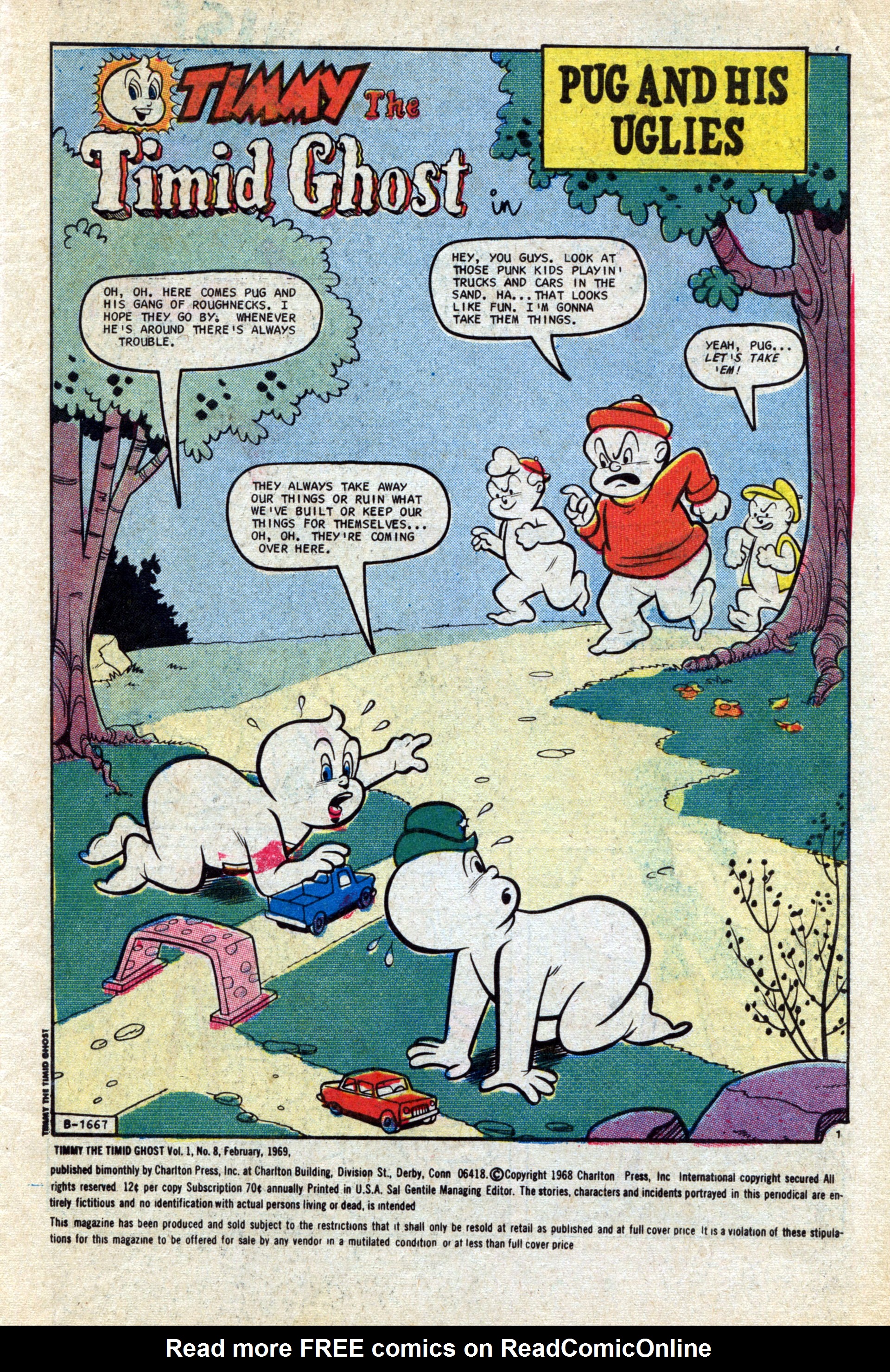 Read online Timmy the Timid Ghost comic -  Issue #8 - 3