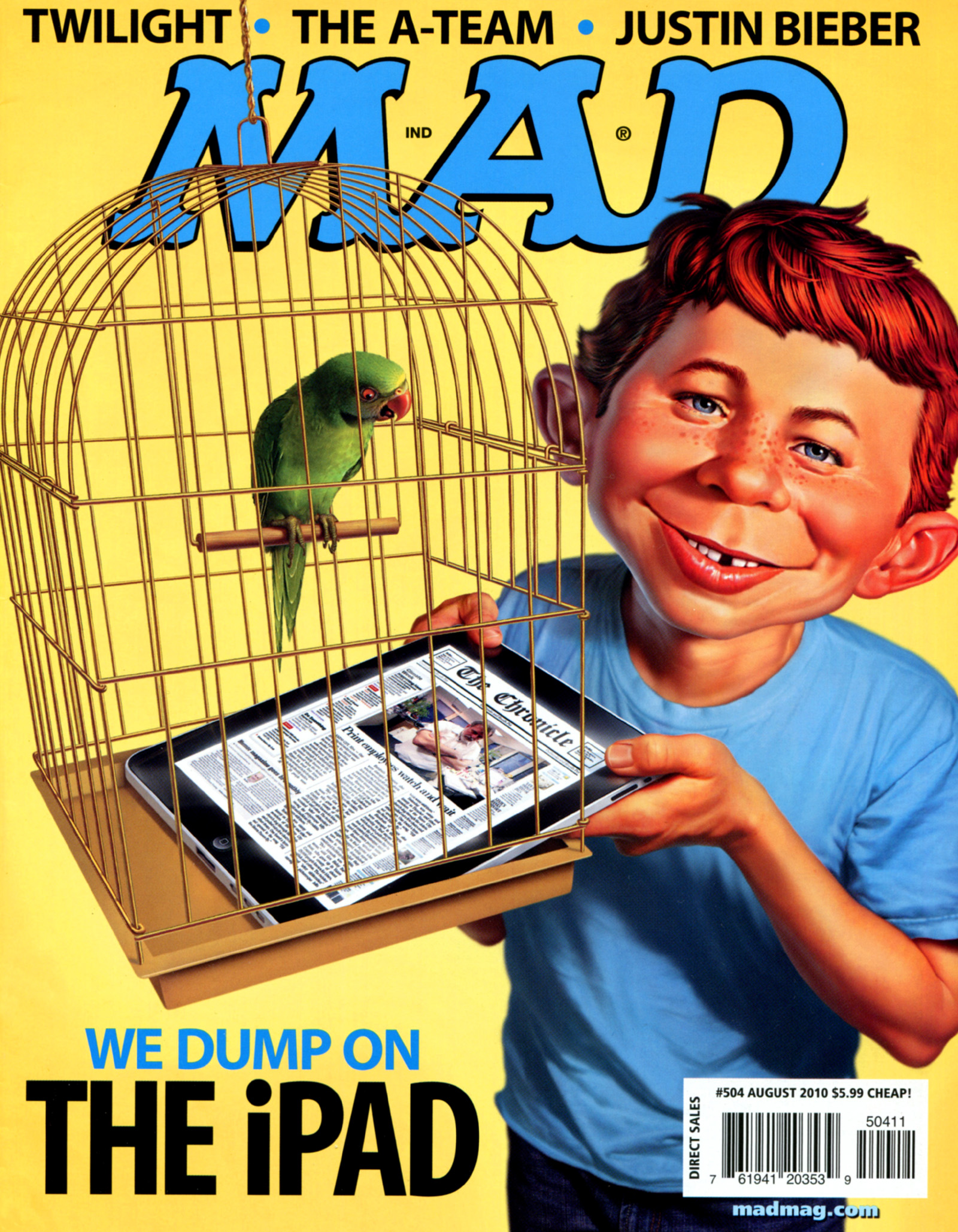 Read online MAD comic -  Issue #504 - 1