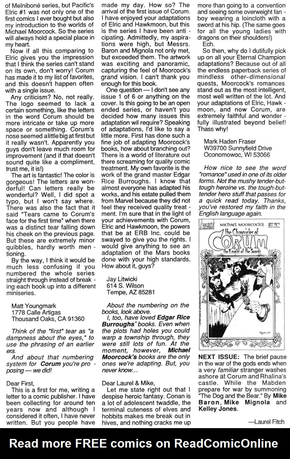 Read online The Chronicles of Corum comic -  Issue #4 - 30
