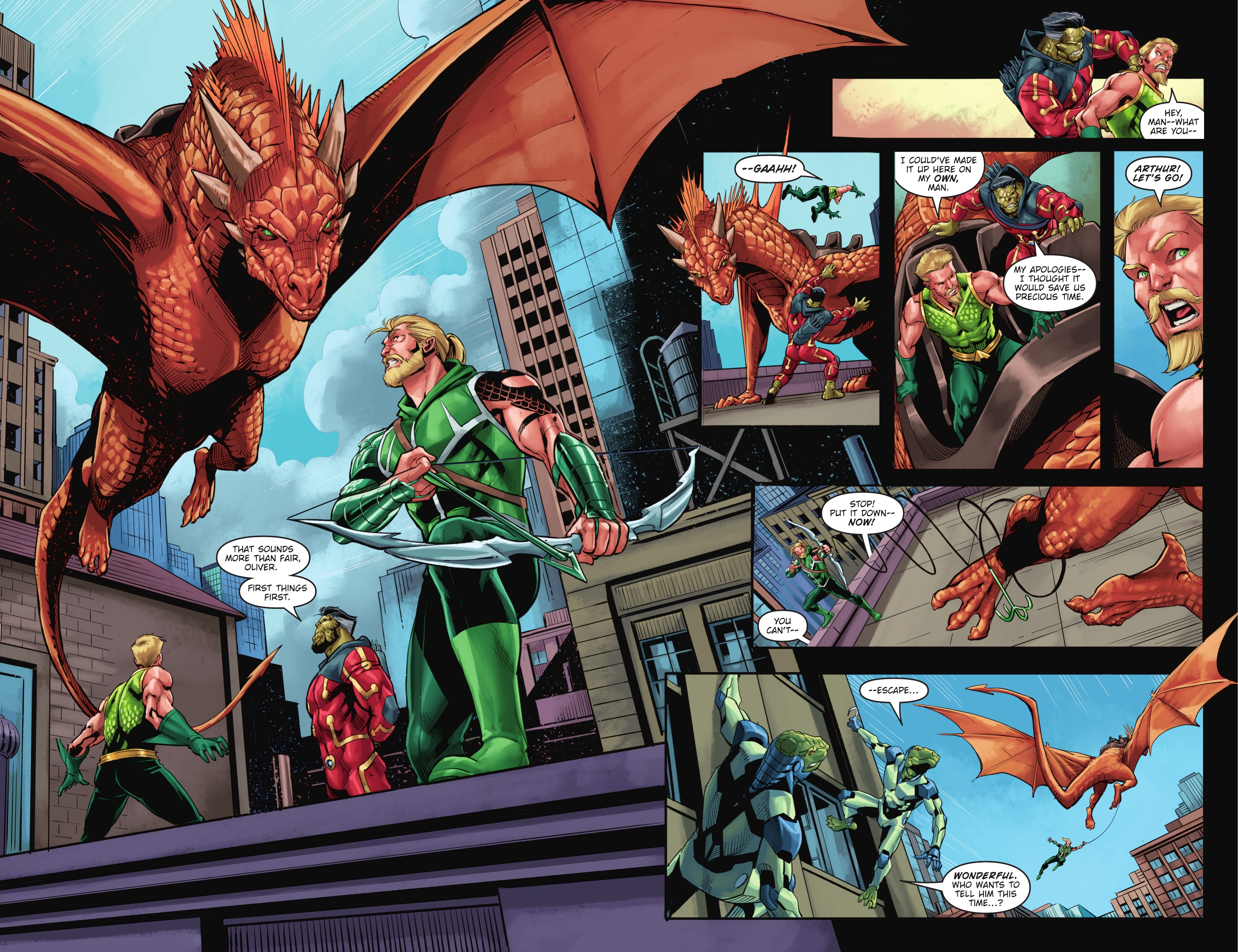 Read online Aquaman/Green Arrow - Deep Target comic -  Issue #5 - 6
