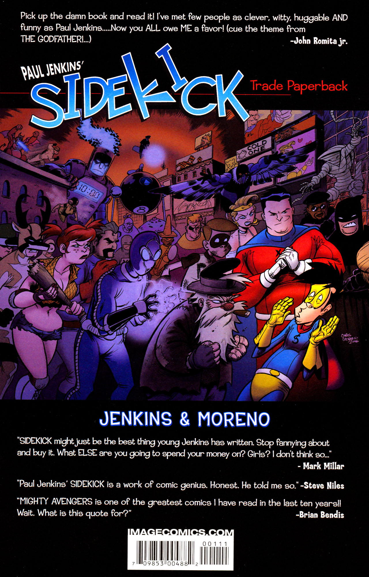 Read online Paul Jenkins' Sidekick Summer Special comic -  Issue #1 - 29