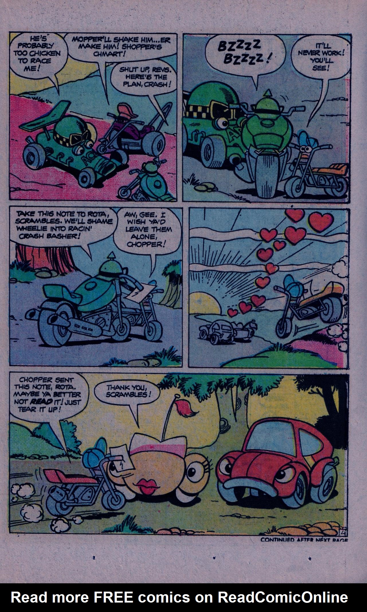 Read online Wheelie and the Chopper Bunch comic -  Issue #7 - 13