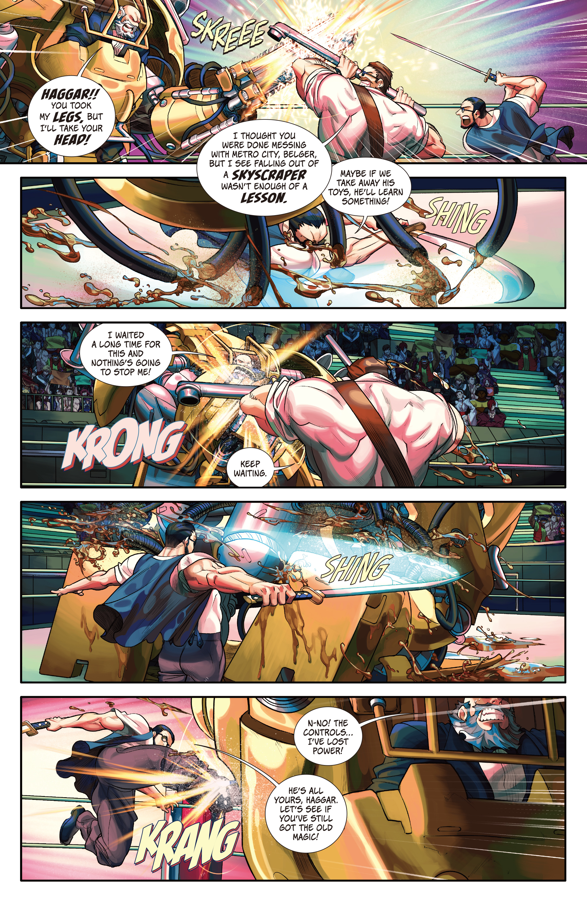 Read online Street Fighter One-shots comic -  Issue # Wrestlepalooza - 23
