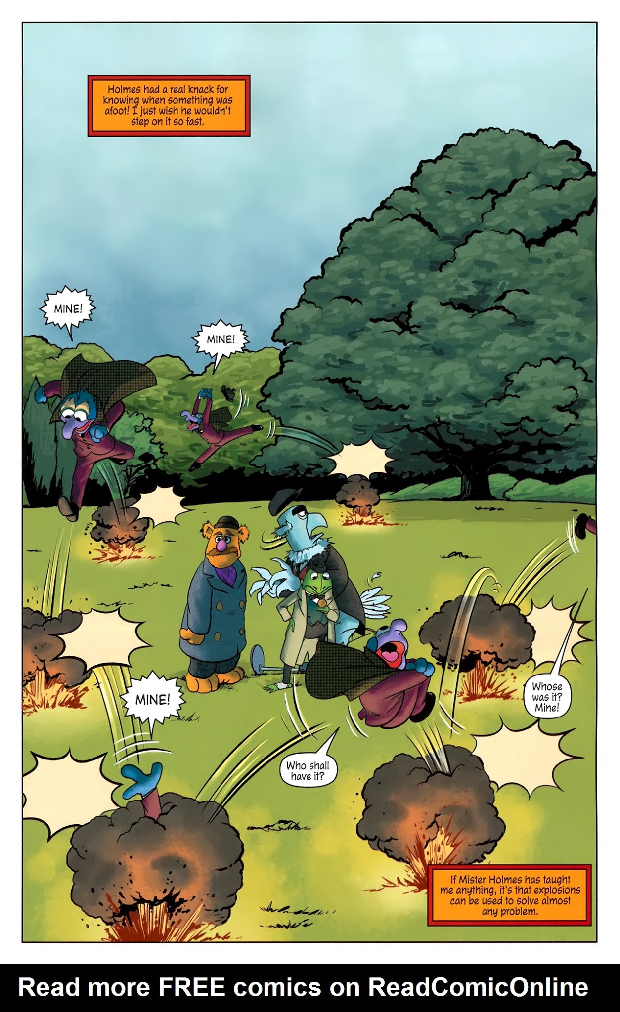 Read online Muppet Sherlock Holmes comic -  Issue #4 - 15