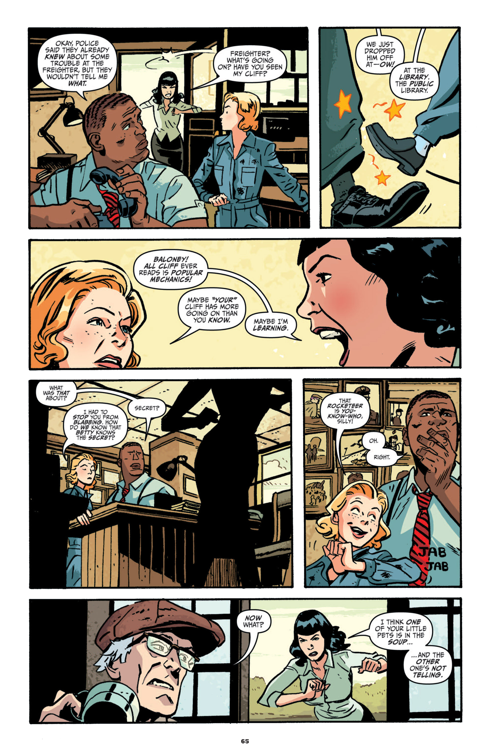 Read online The Rocketeer: Cargo of Doom comic -  Issue # TPB - 62