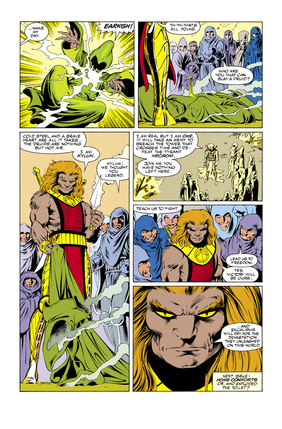 Read online Excalibur (1988) comic -  Issue #42 - 23