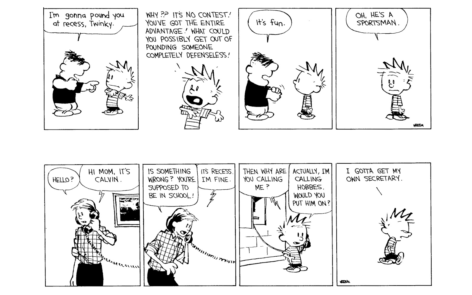 Calvin and Hobbes issue 11 - Page 140