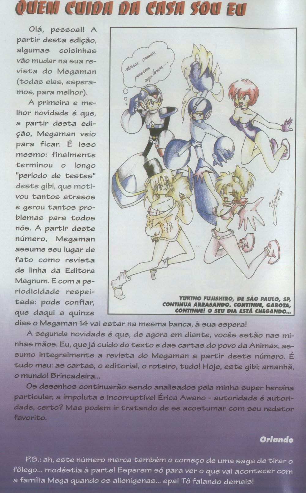 Read online Novas Aventuras de Megaman comic -  Issue #13 - 2