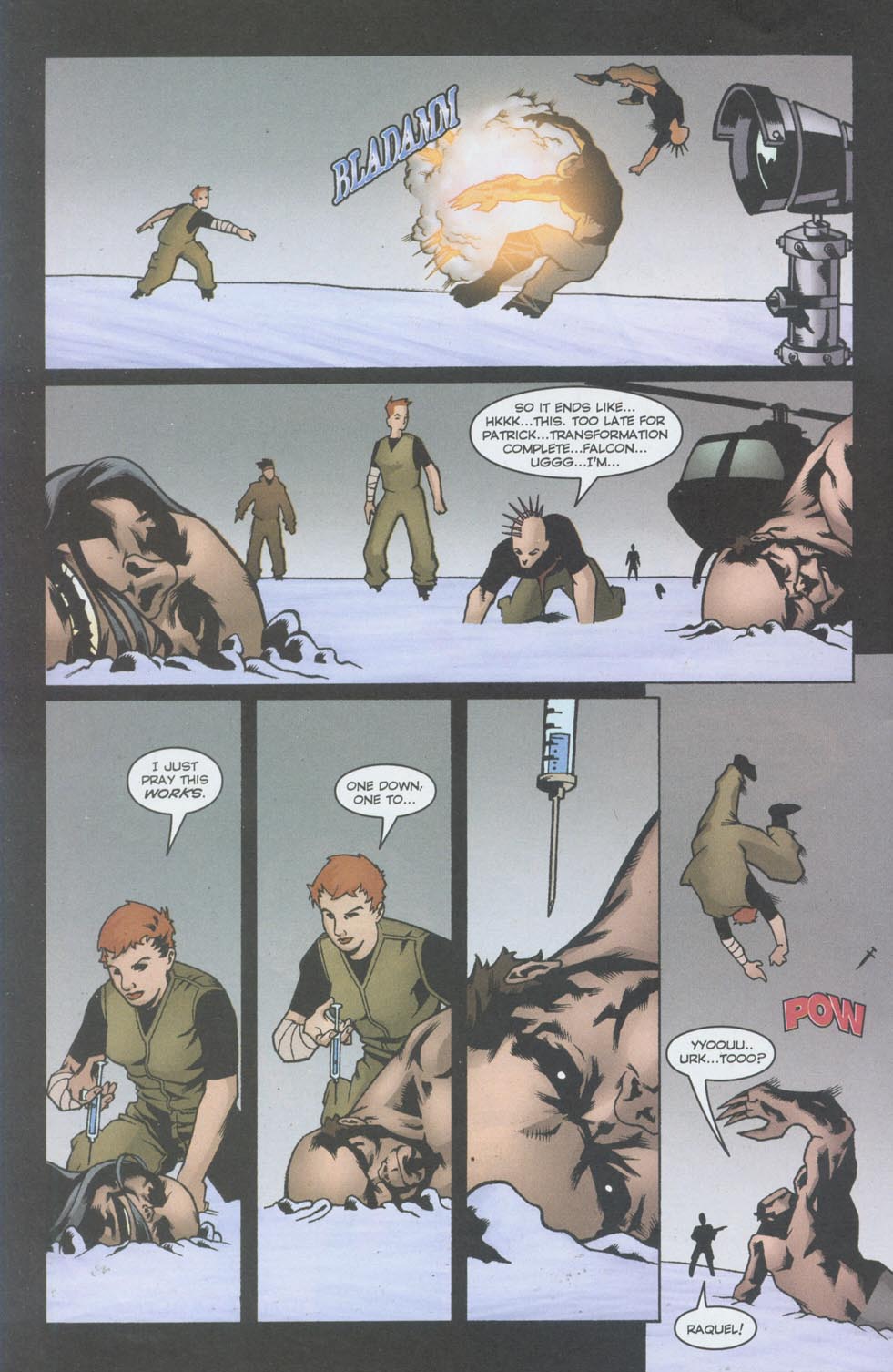 Read online Resident Evil: Fire and Ice comic -  Issue #4 - 22