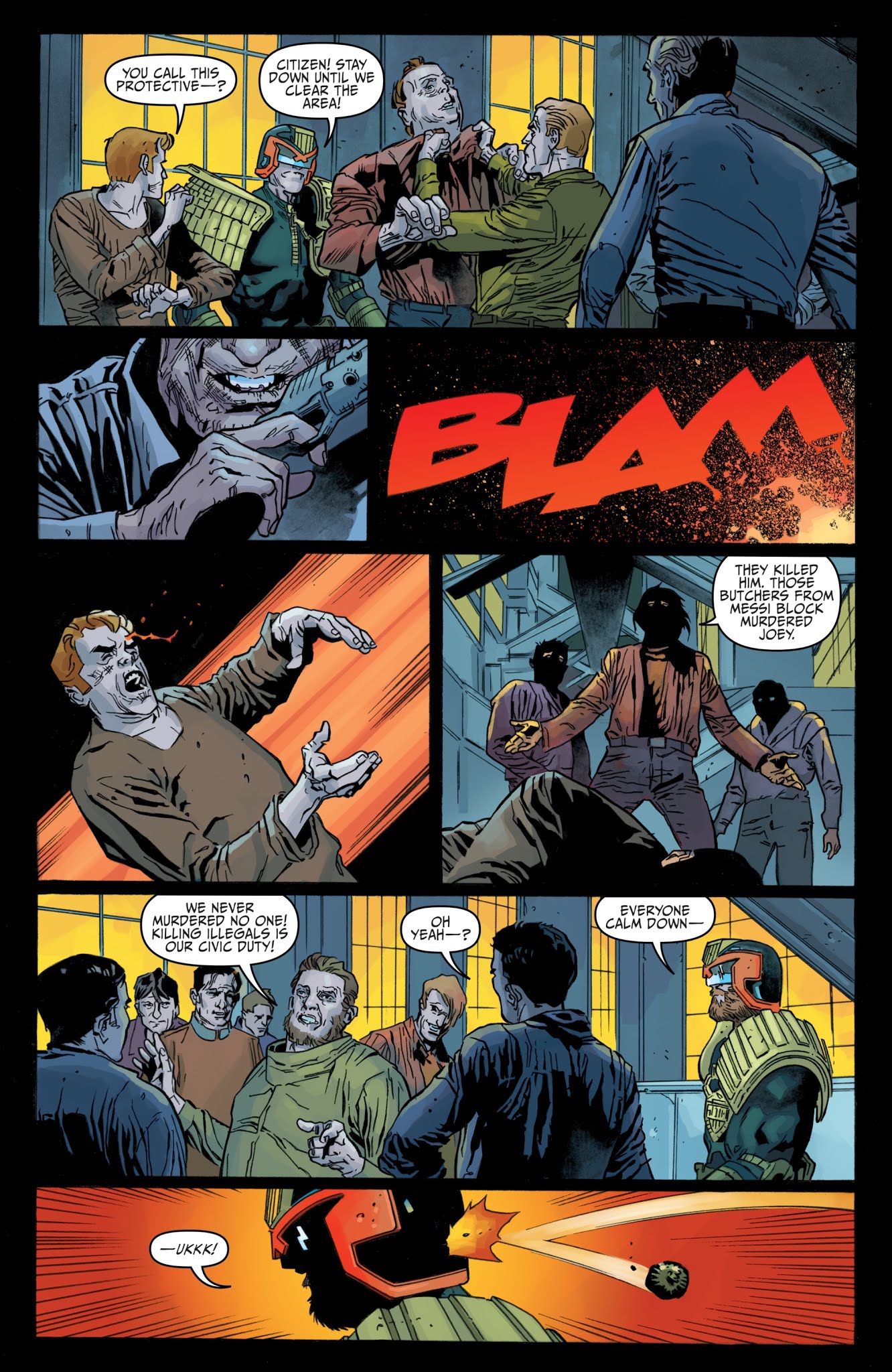 Read online Judge Dredd: Toxic comic -  Issue #2 - 21