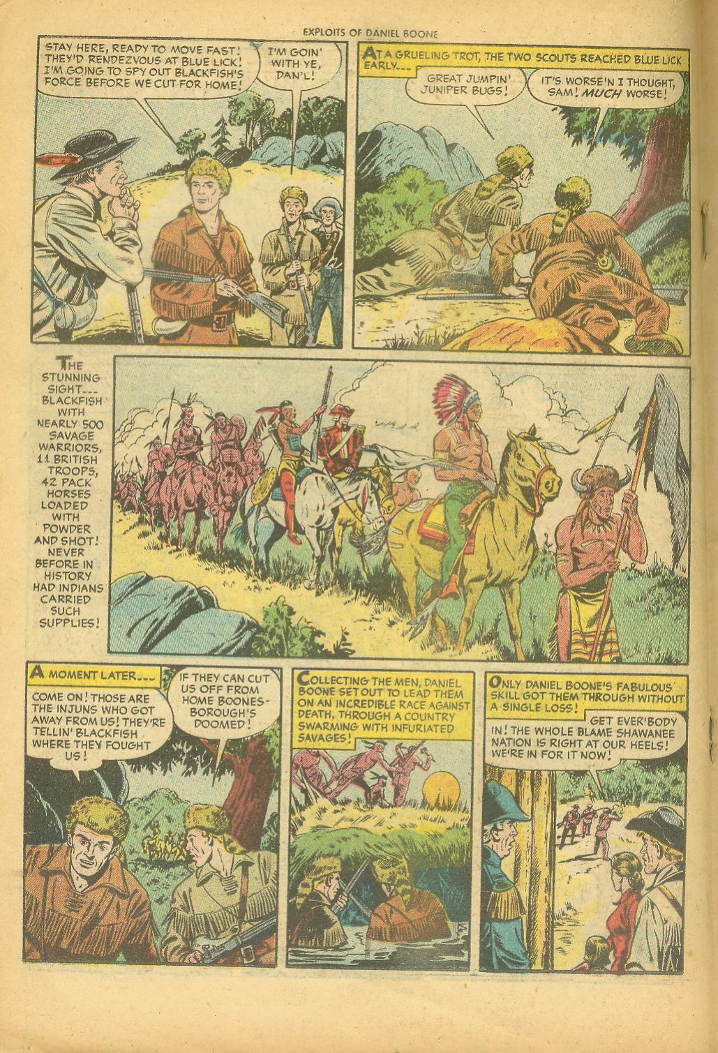 Read online Exploits of Daniel Boone comic -  Issue #1 - 18