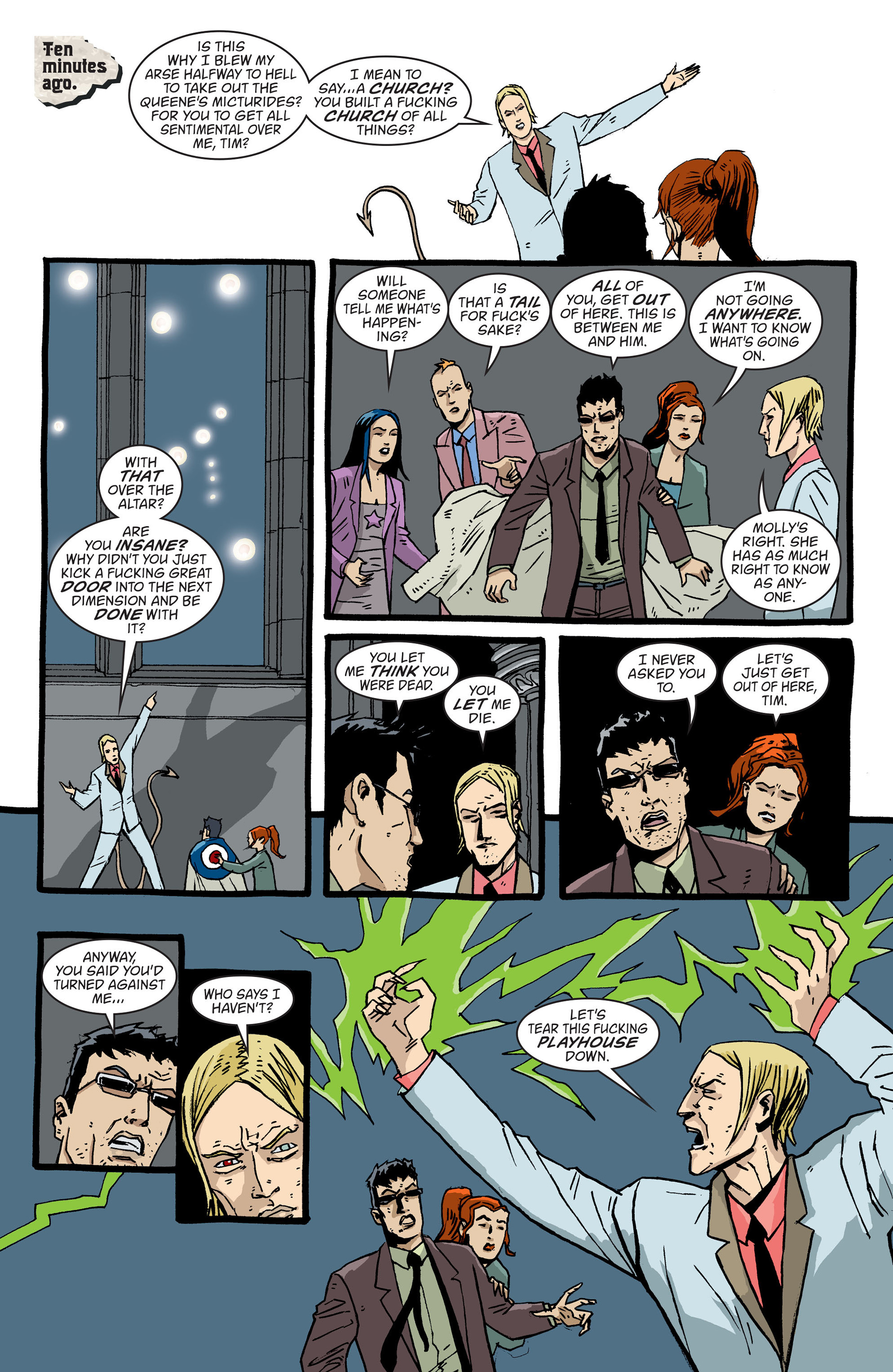 Read online Books of Magick: Life During Wartime comic -  Issue #7 - 11