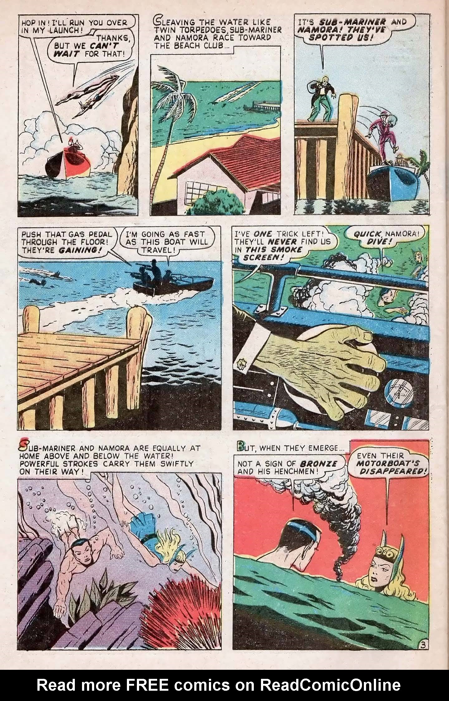 Read online Sub-Mariner Comics comic -  Issue #27 - 28