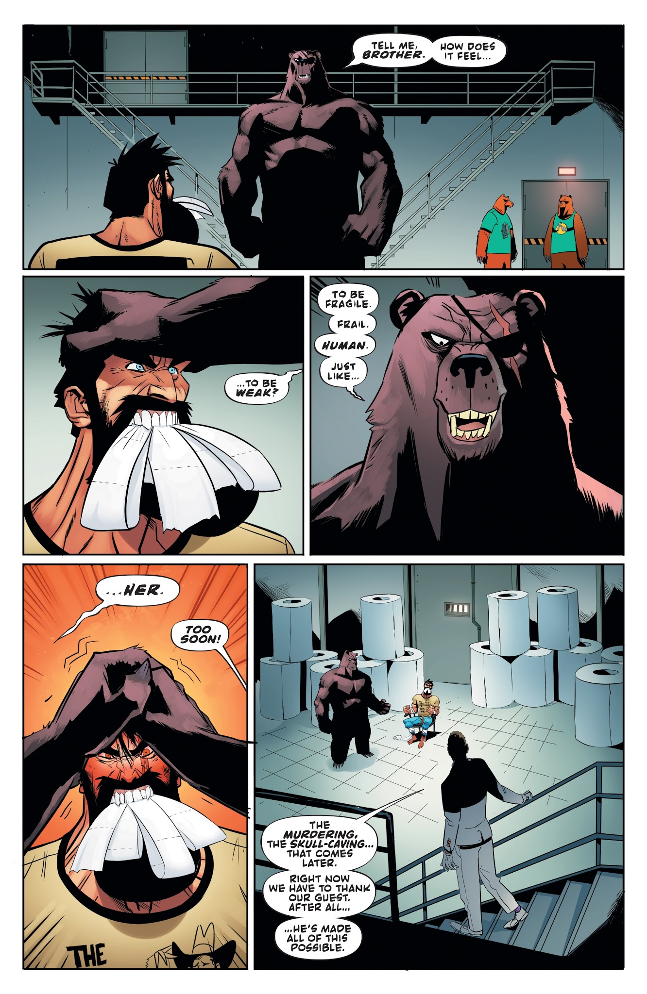 Read online Shirtless Bear-Fighter! comic -  Issue #3 - 8