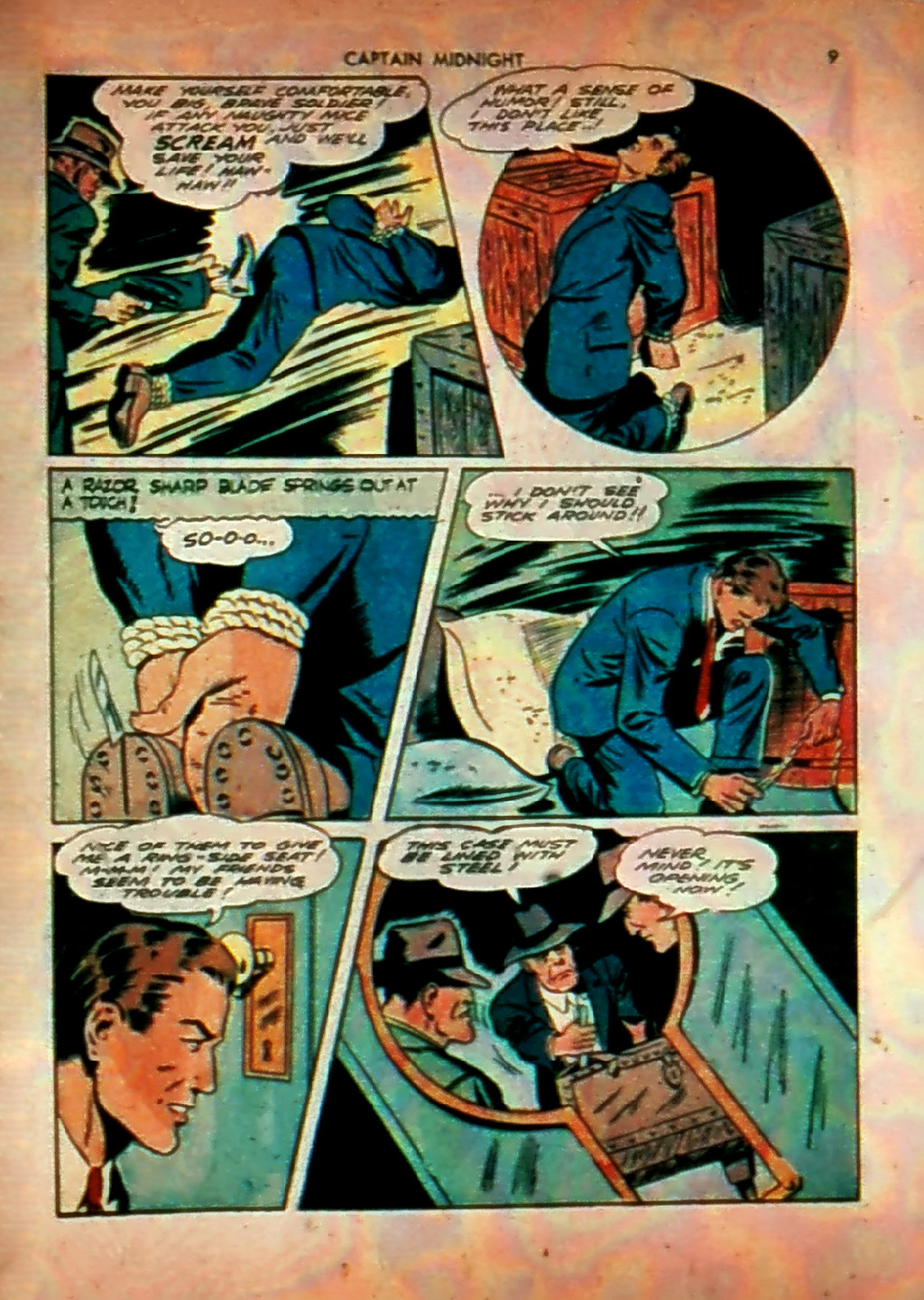 Read online Captain Midnight (1942) comic -  Issue #1 - 9
