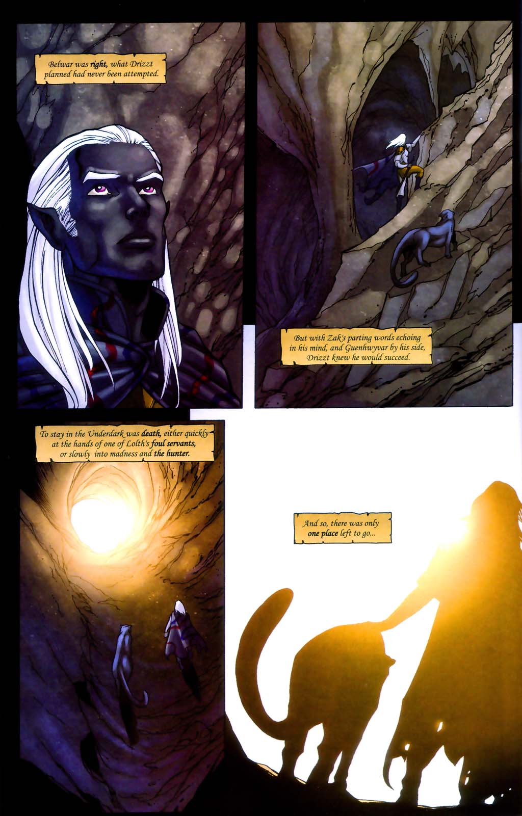 Read online Forgotten Realms: Exile comic -  Issue #3 - 45