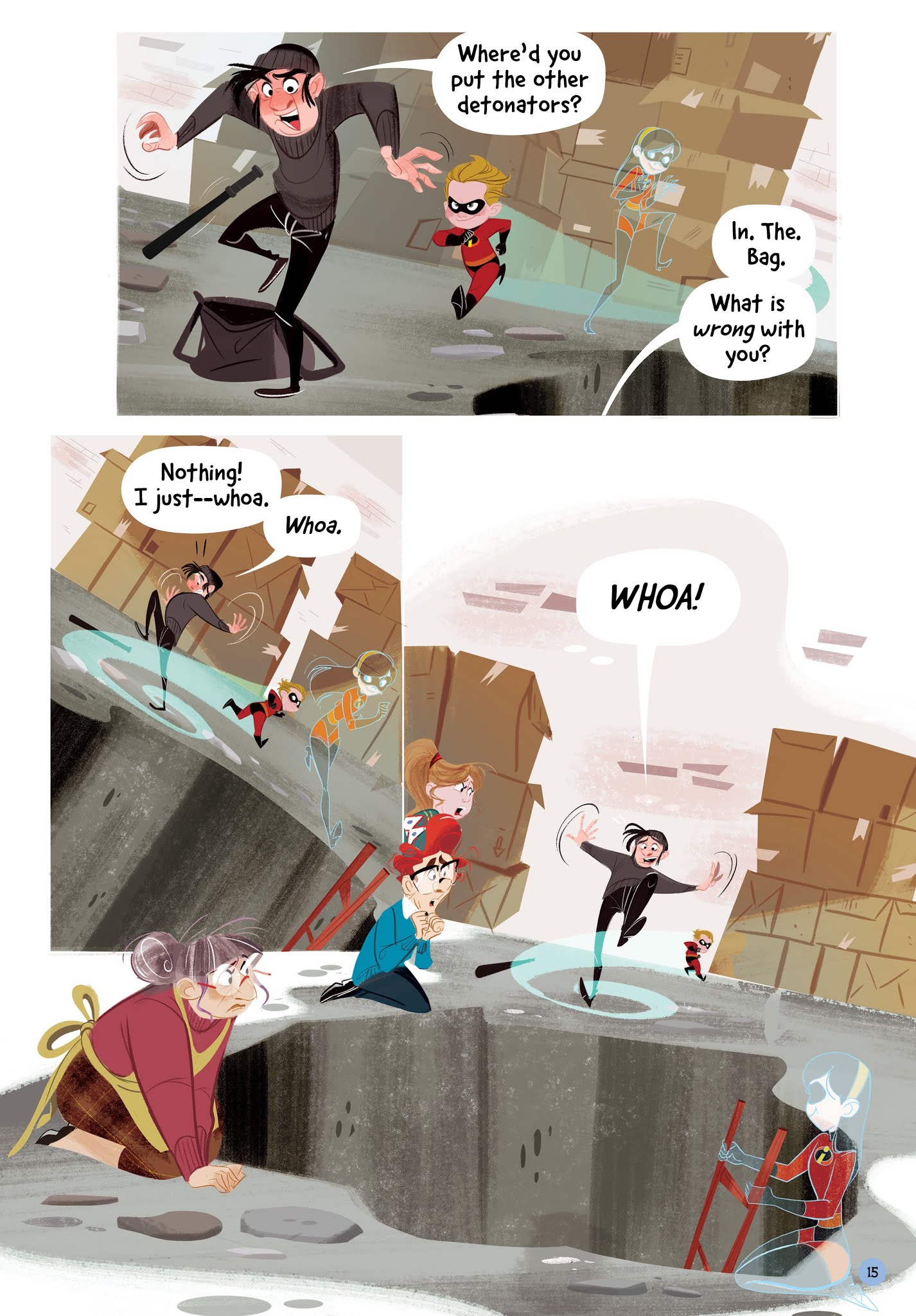 Read online Disney·PIXAR The Incredibles 2: Heroes at Home comic -  Issue # Full - 14