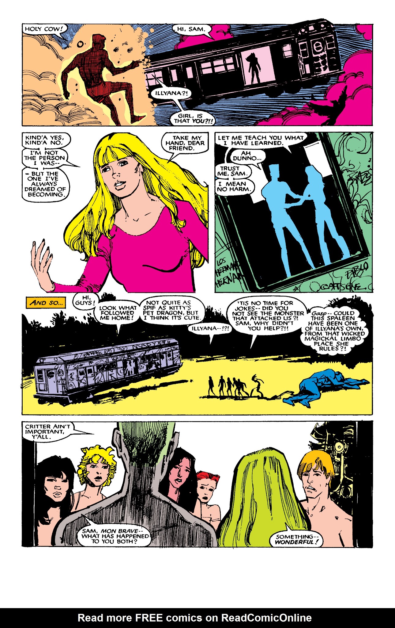 Read online New Mutants Classic comic -  Issue # TPB 5 - 156