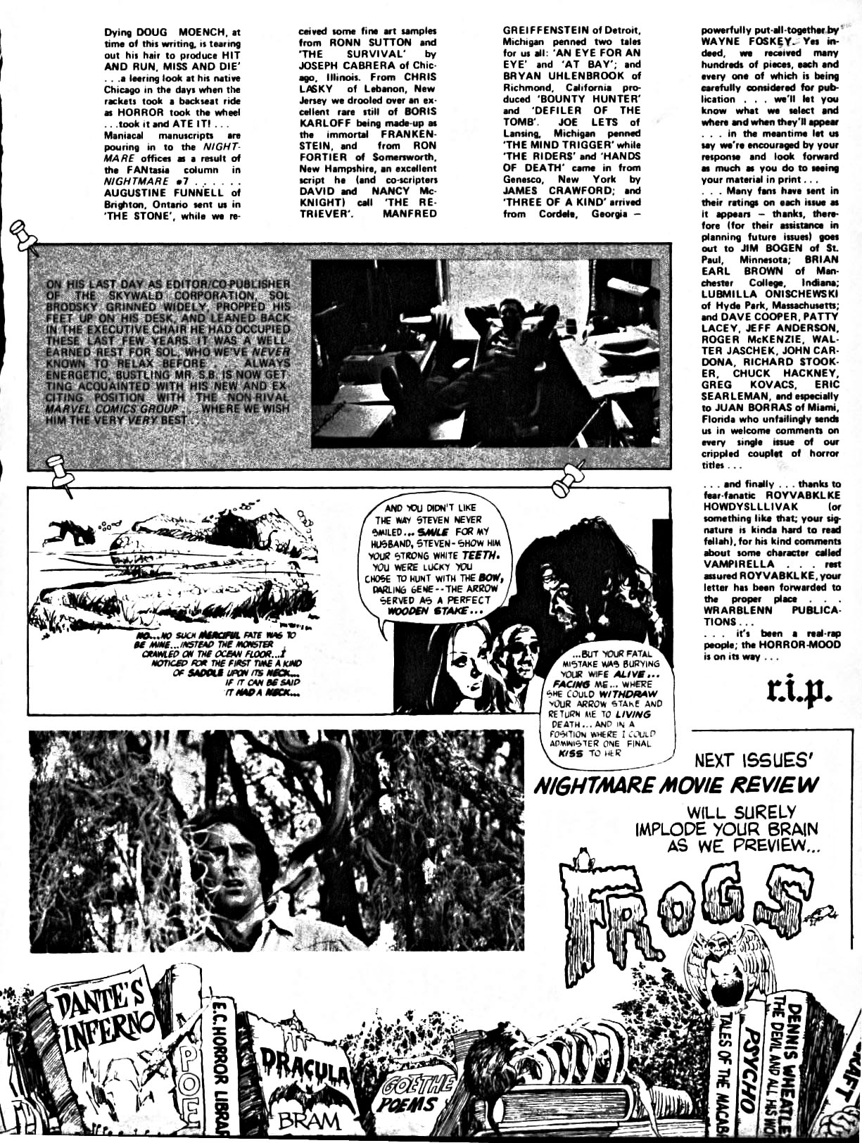 Read online Nightmare (1970) comic -  Issue #9 - 19