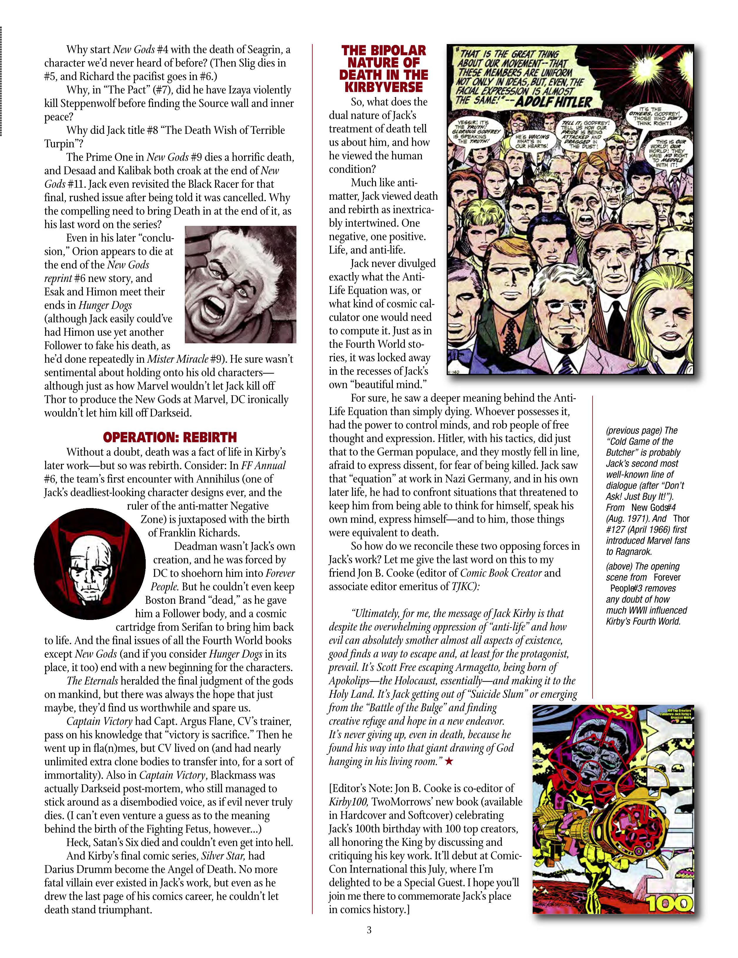 Read online The Jack Kirby Collector comic -  Issue #71 - 5